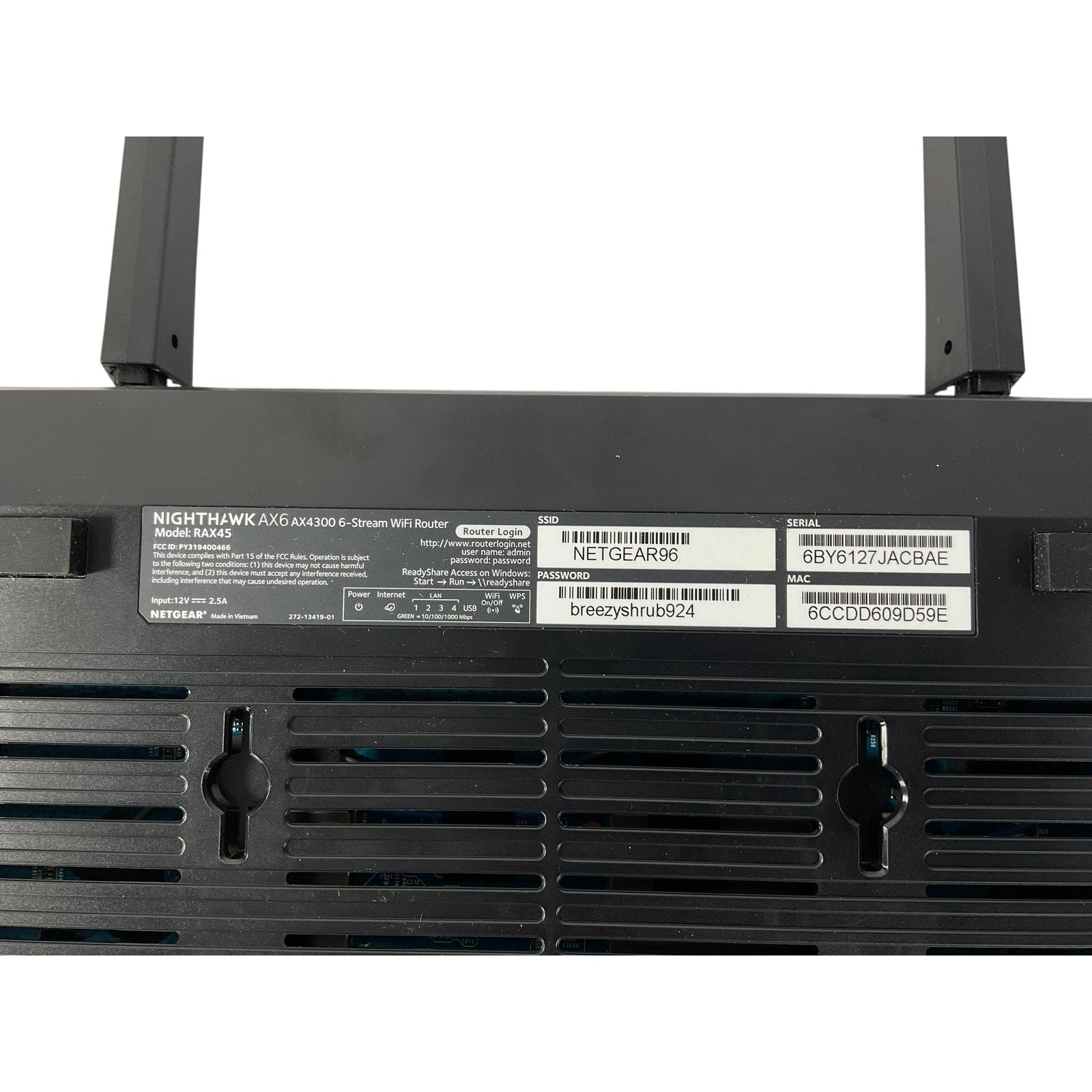 Router inalámbrico de alta velocidad (NETGEAR)
