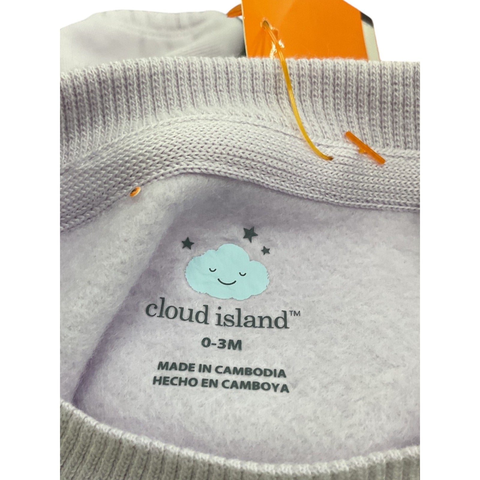 Sueter niña 0-3M (Cloud isalnd)