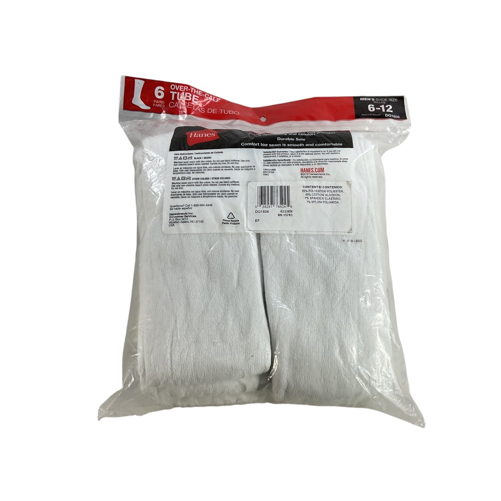 Set de calcetines 6-12 (Hanes)