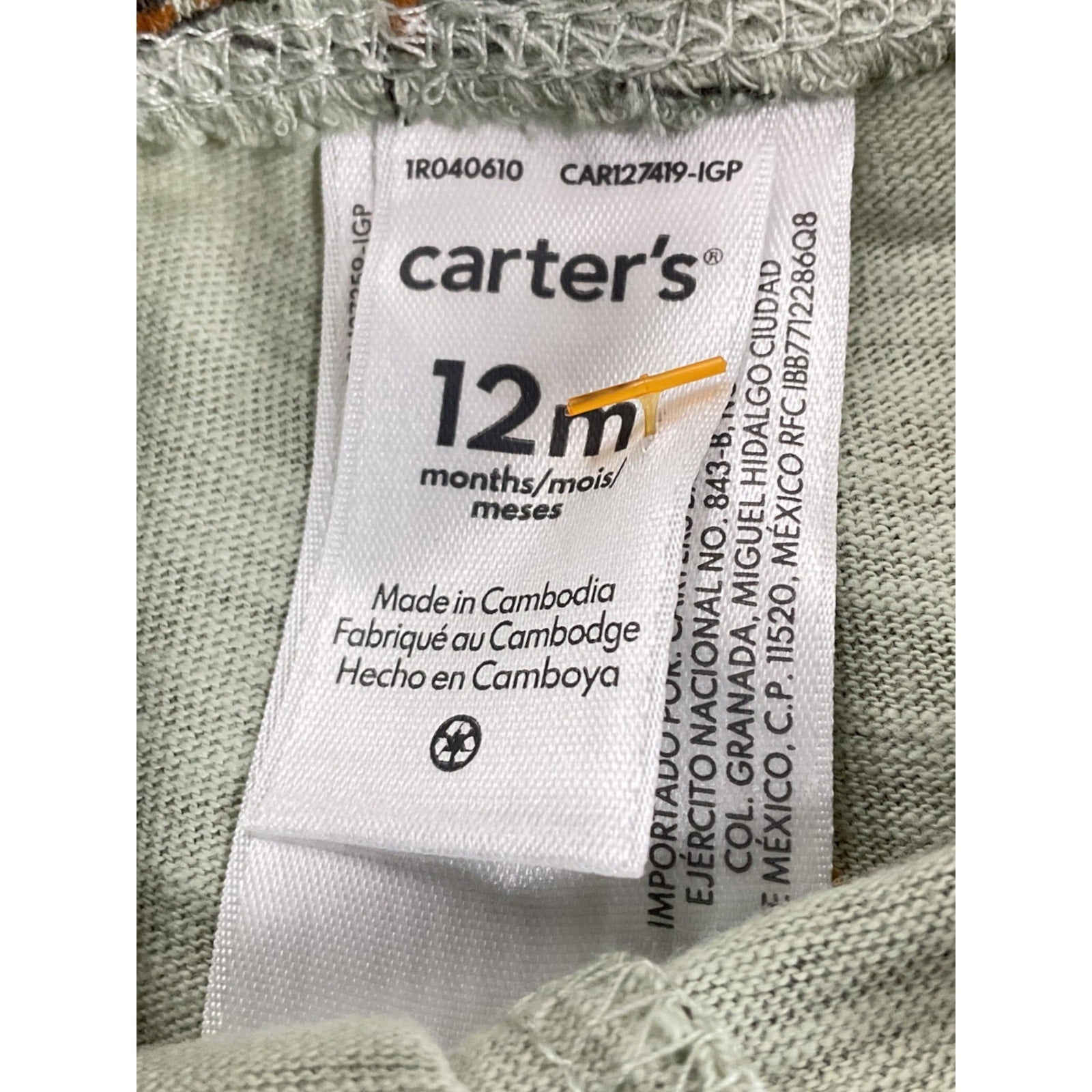 Pans Niño 12M (Carter's)