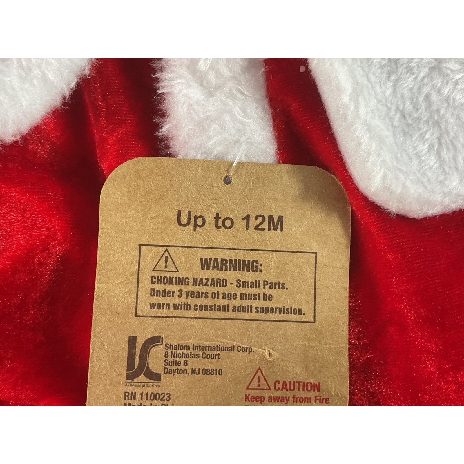 Traje de santa claus 12M