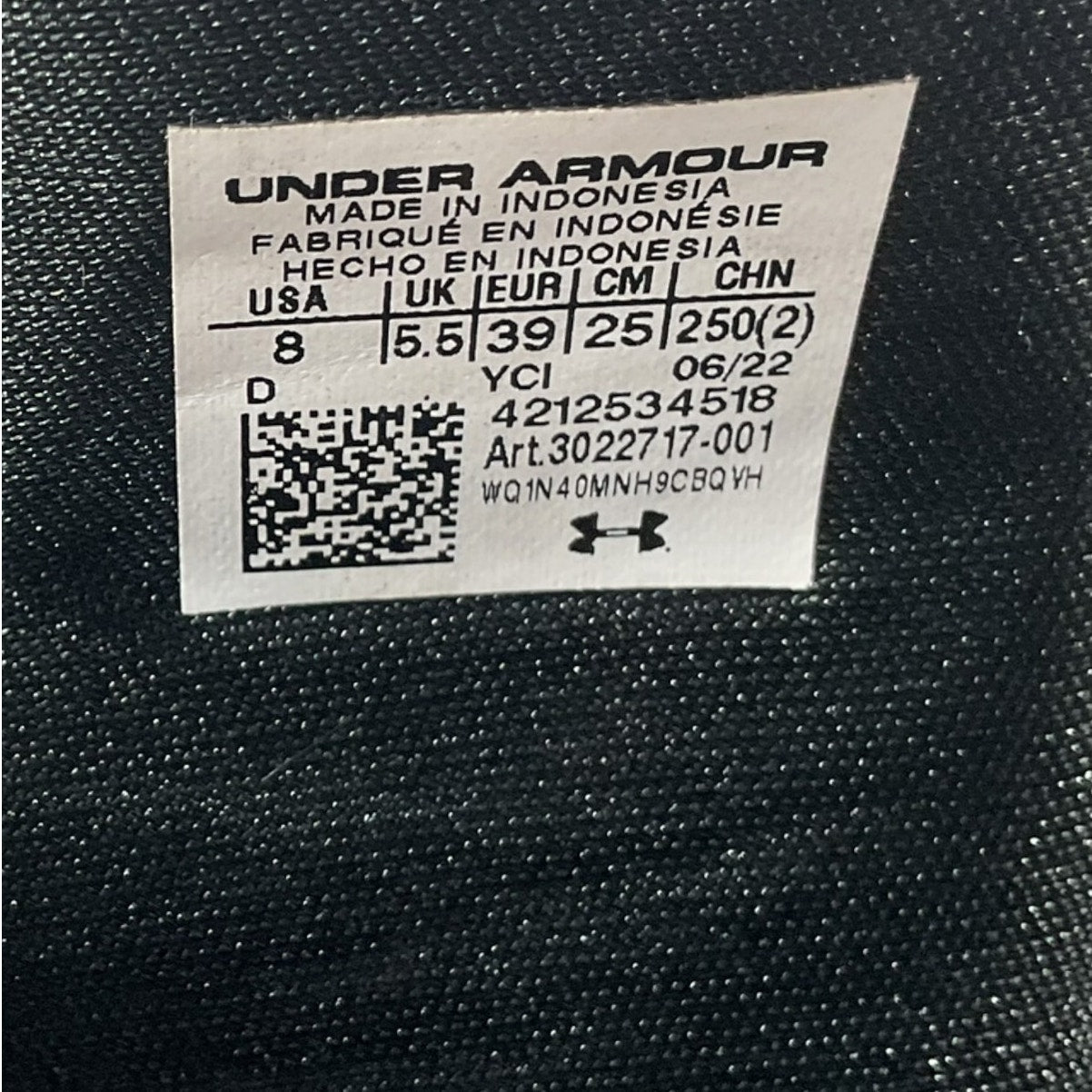 Sandalia 8 (Under Armour)