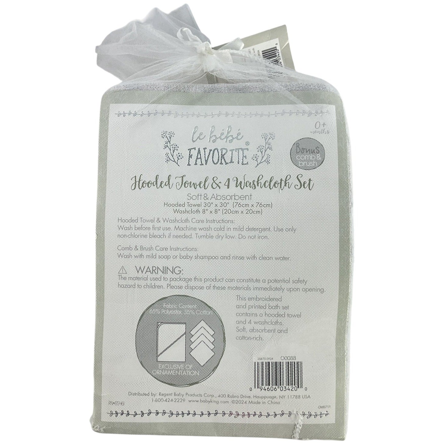 Set de baño para bebe (Le bebe favorite)