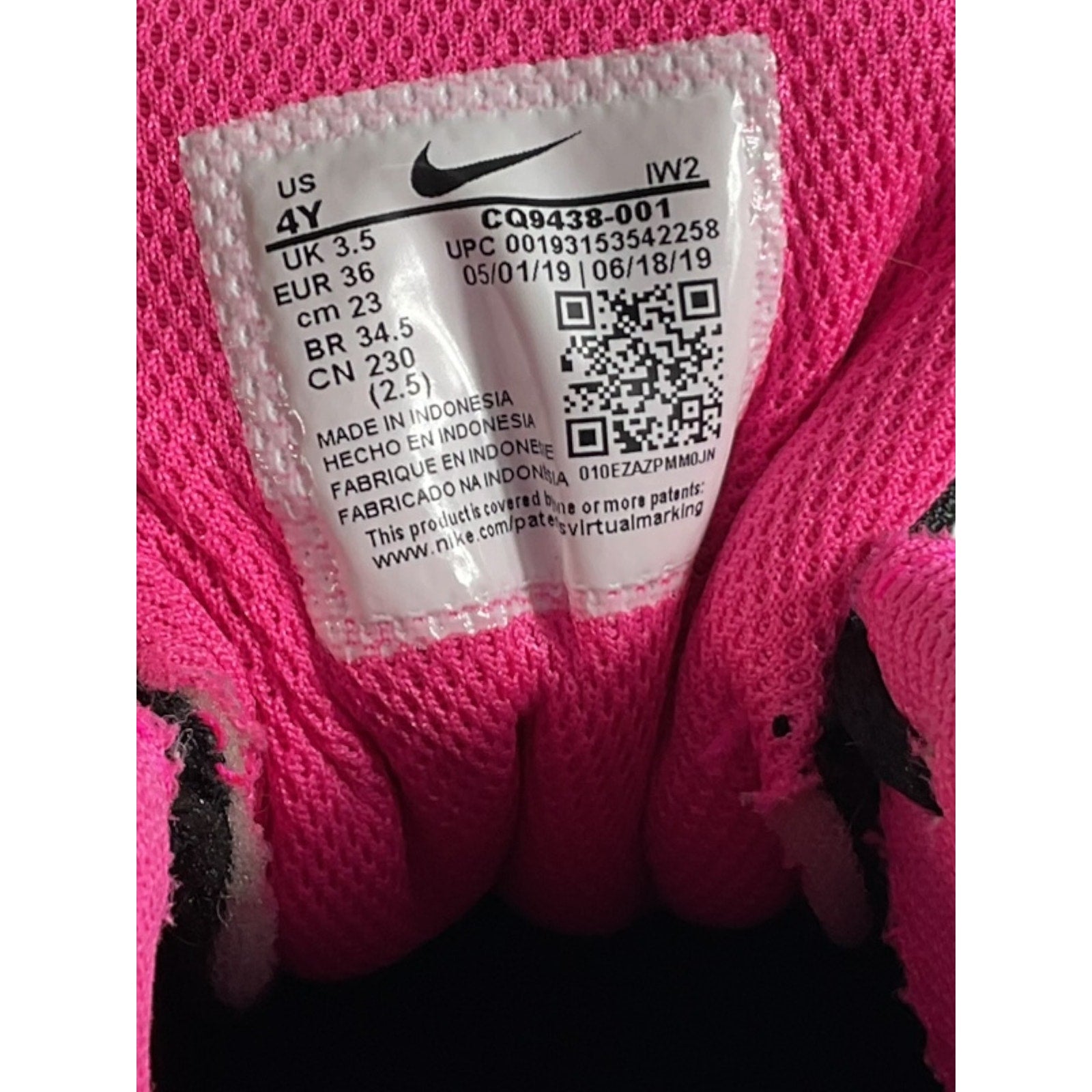 Tenis Niña 4Y (Nike)