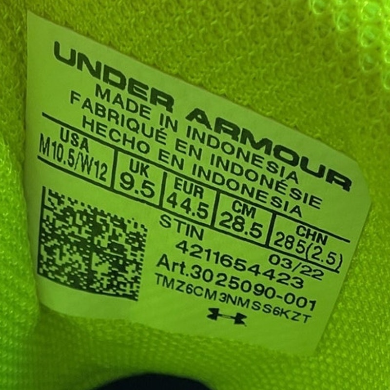 Tenis 10.5 (Under Armour)