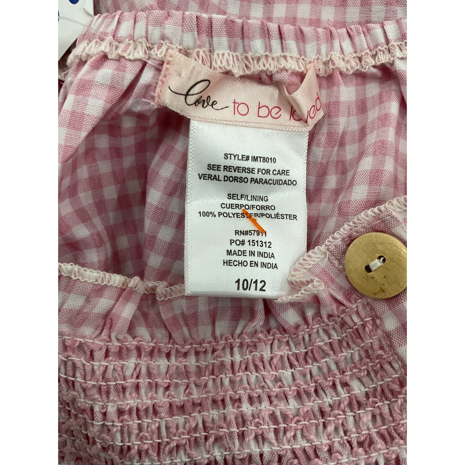 Blusa niña 10-12 (Love to be Loved)