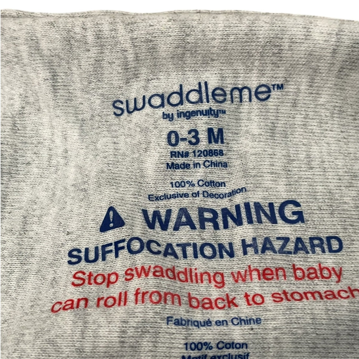 Mantas de arrullo 0-3M (Swaddle me)