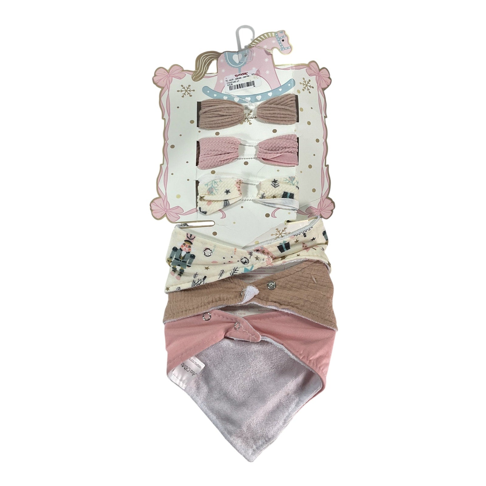 Set de baberos y diademas