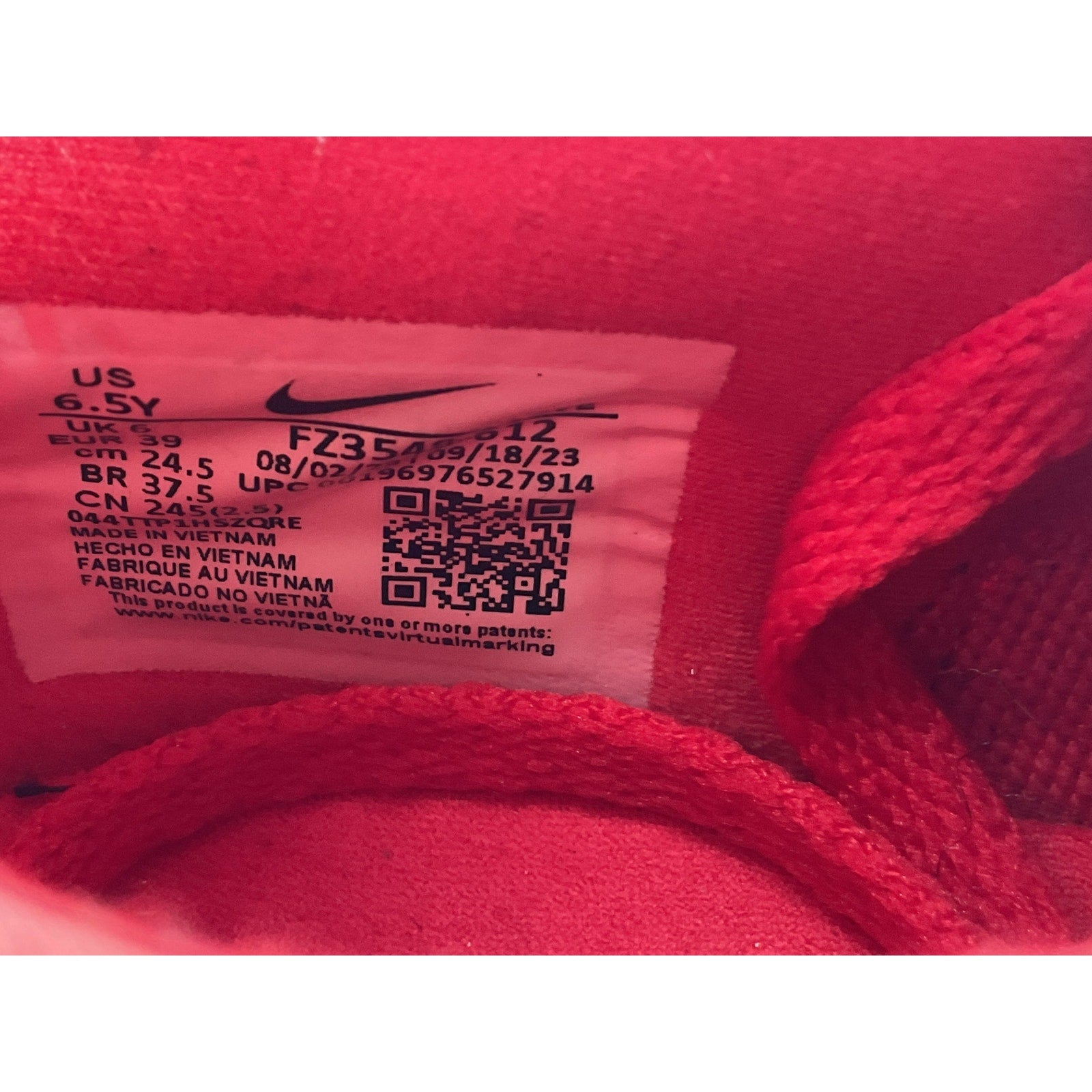 Tenis 6.5Y (Nike)