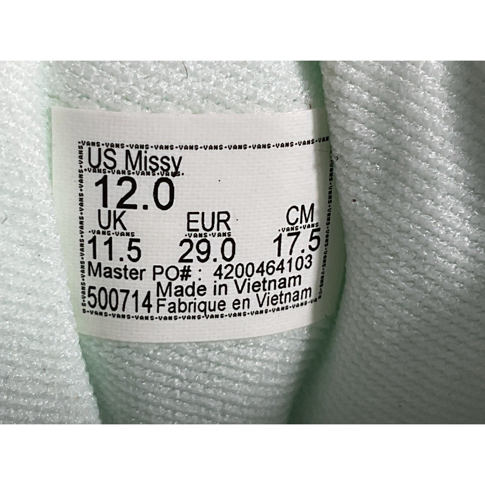 Tenis niña 12 (VANS)