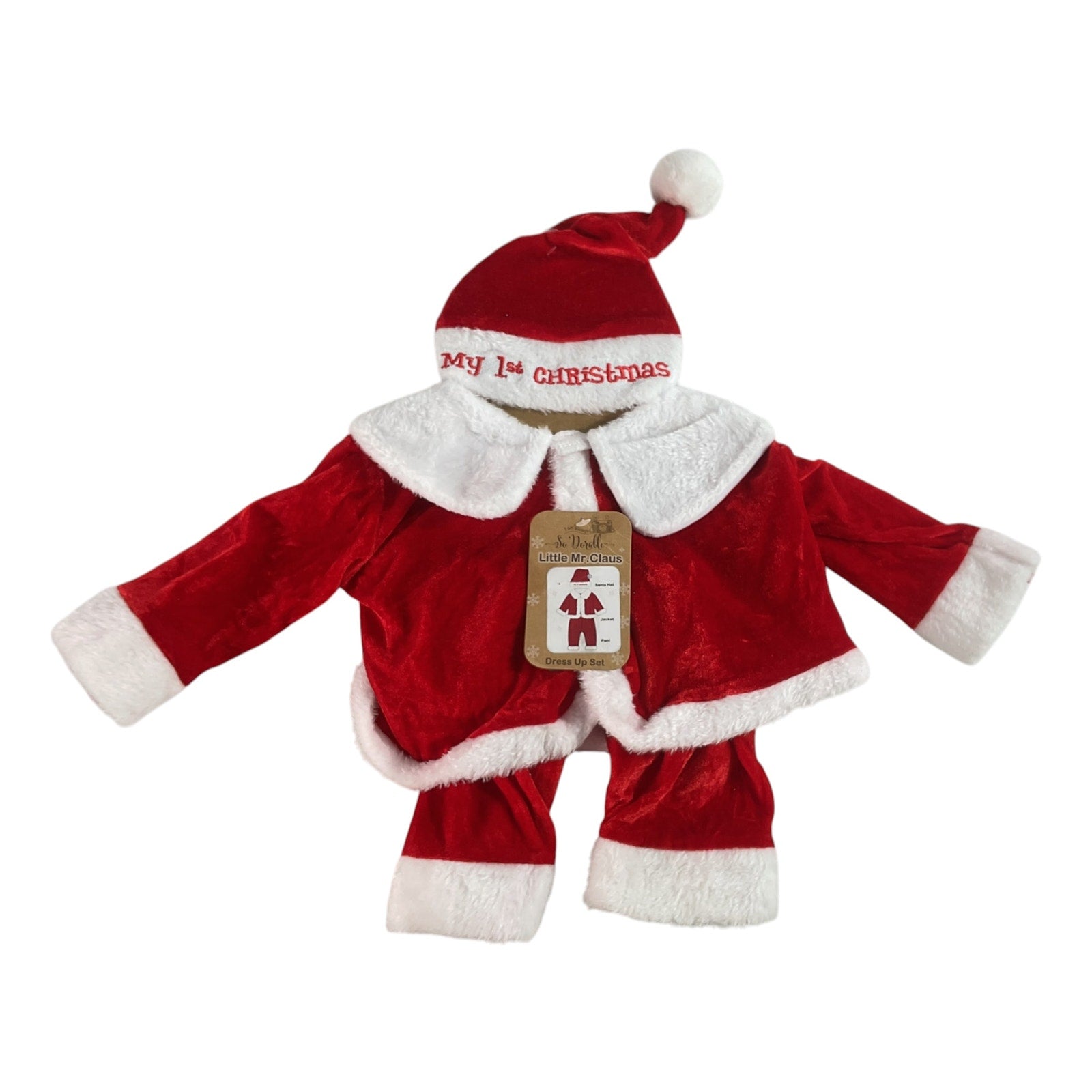 Traje de santa claus 12M