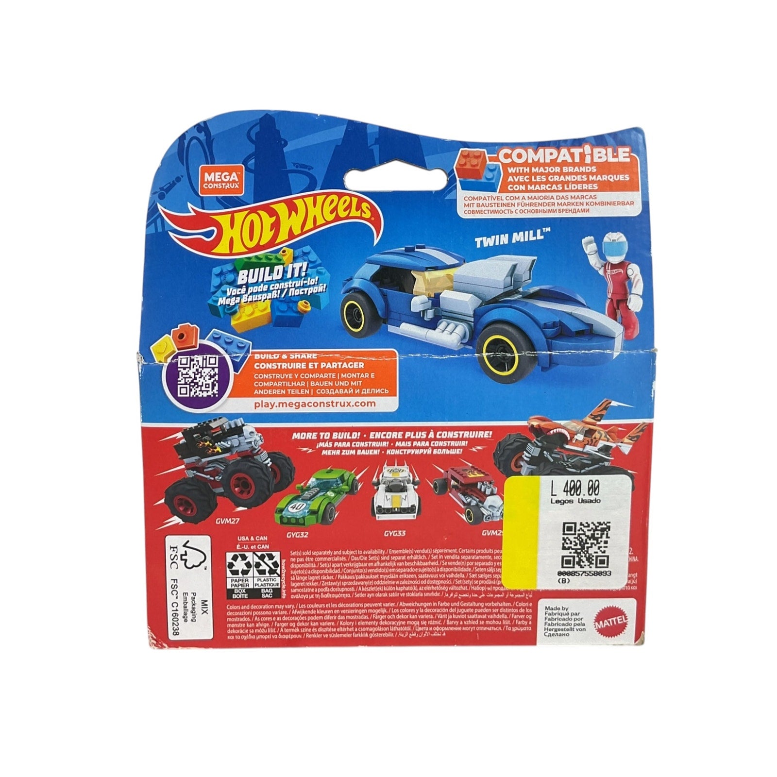 Auto  Lego (Hotwheels)