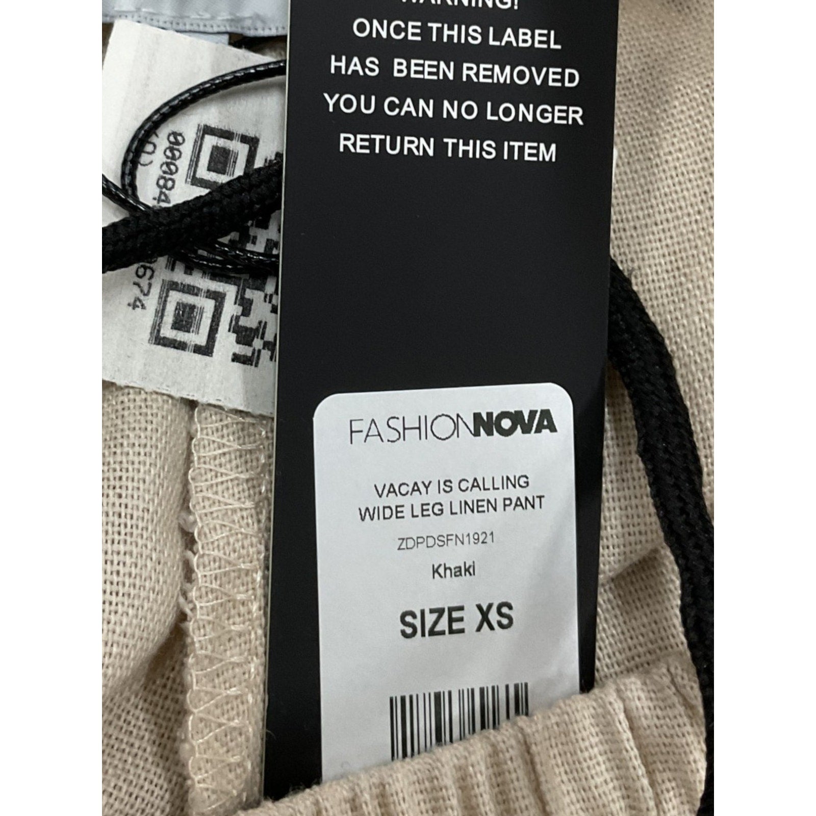 Pantalon XS (Fashion Nova)