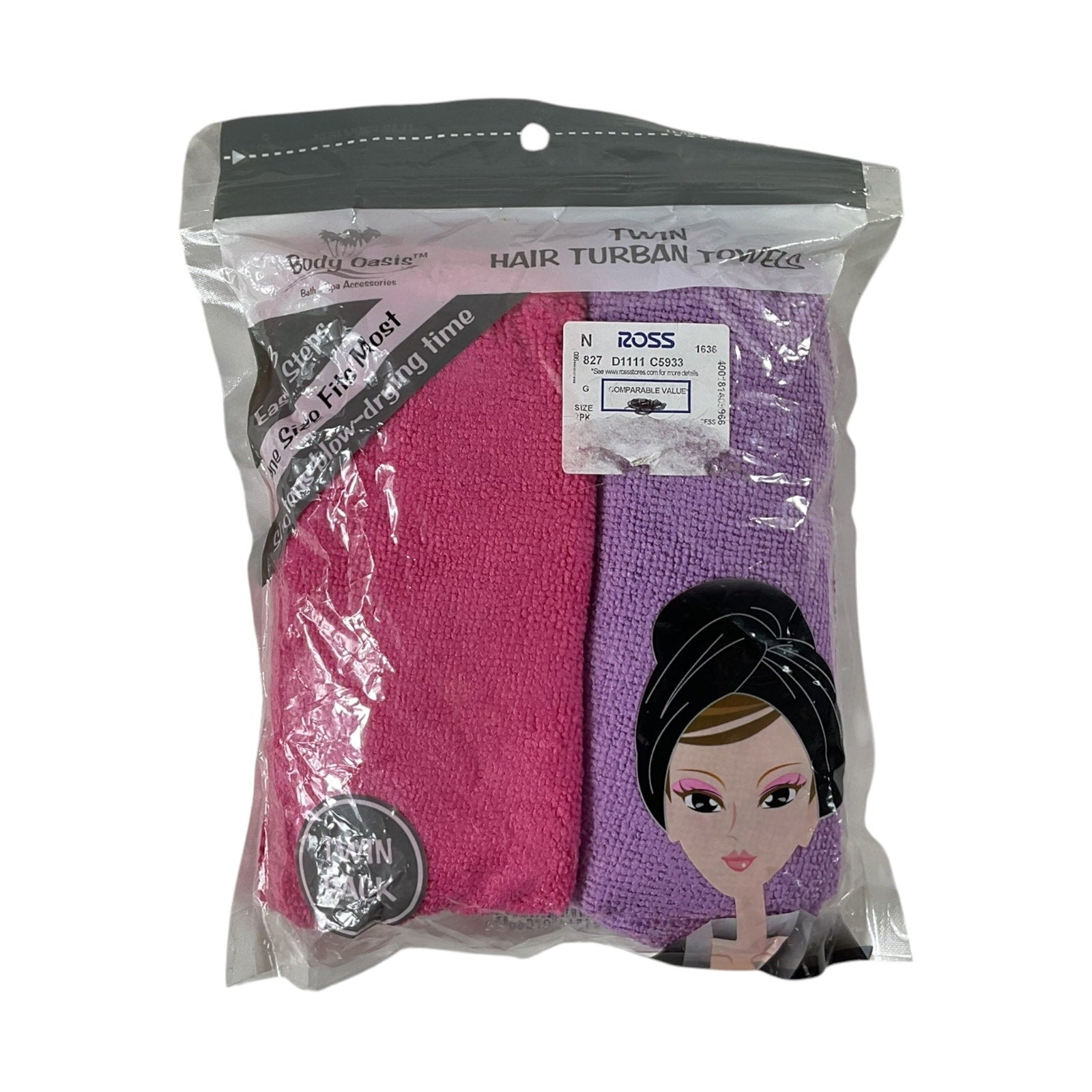 Set de Toallas turbante para cabello