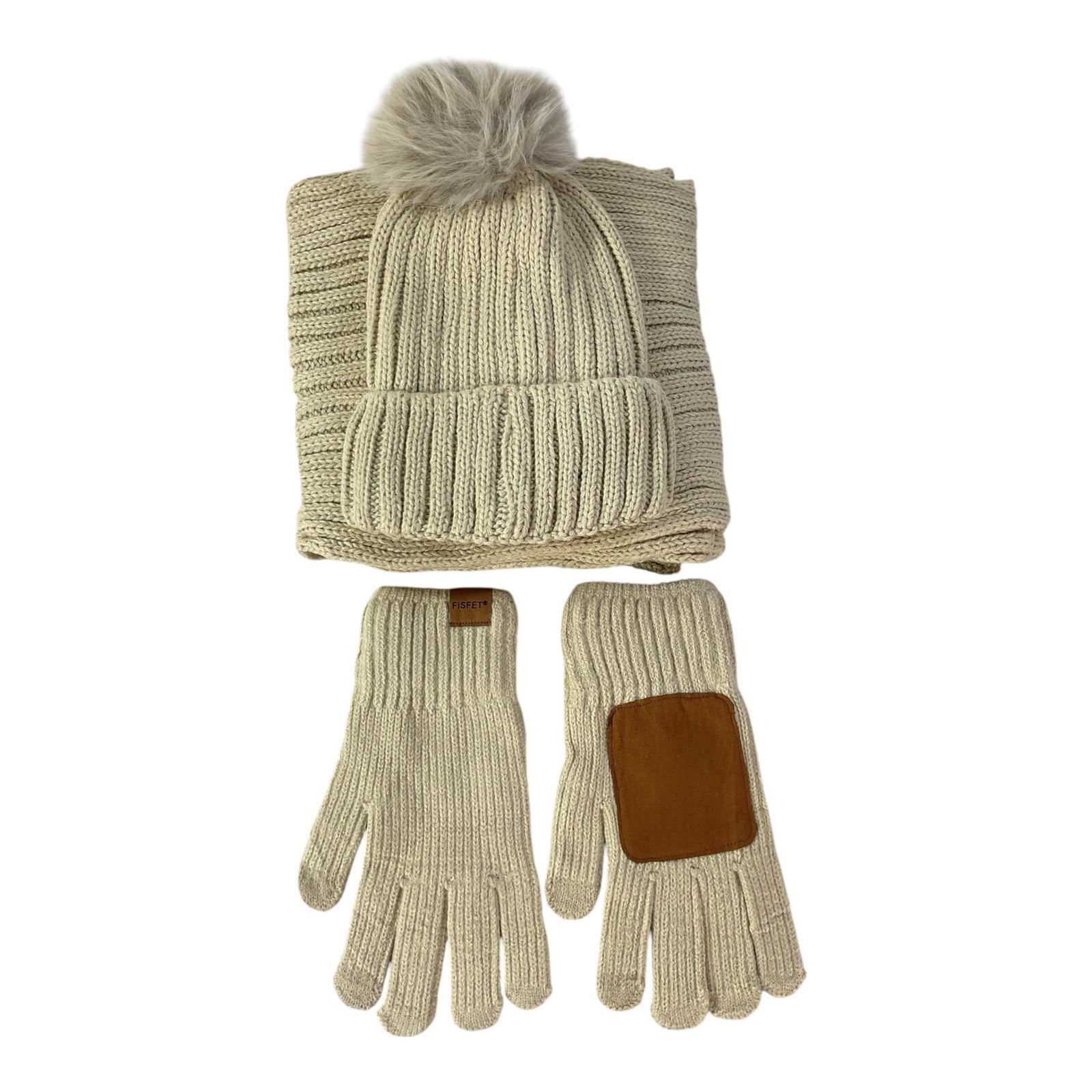 Set de Gorro, Guantes y bufanda (FISFET)