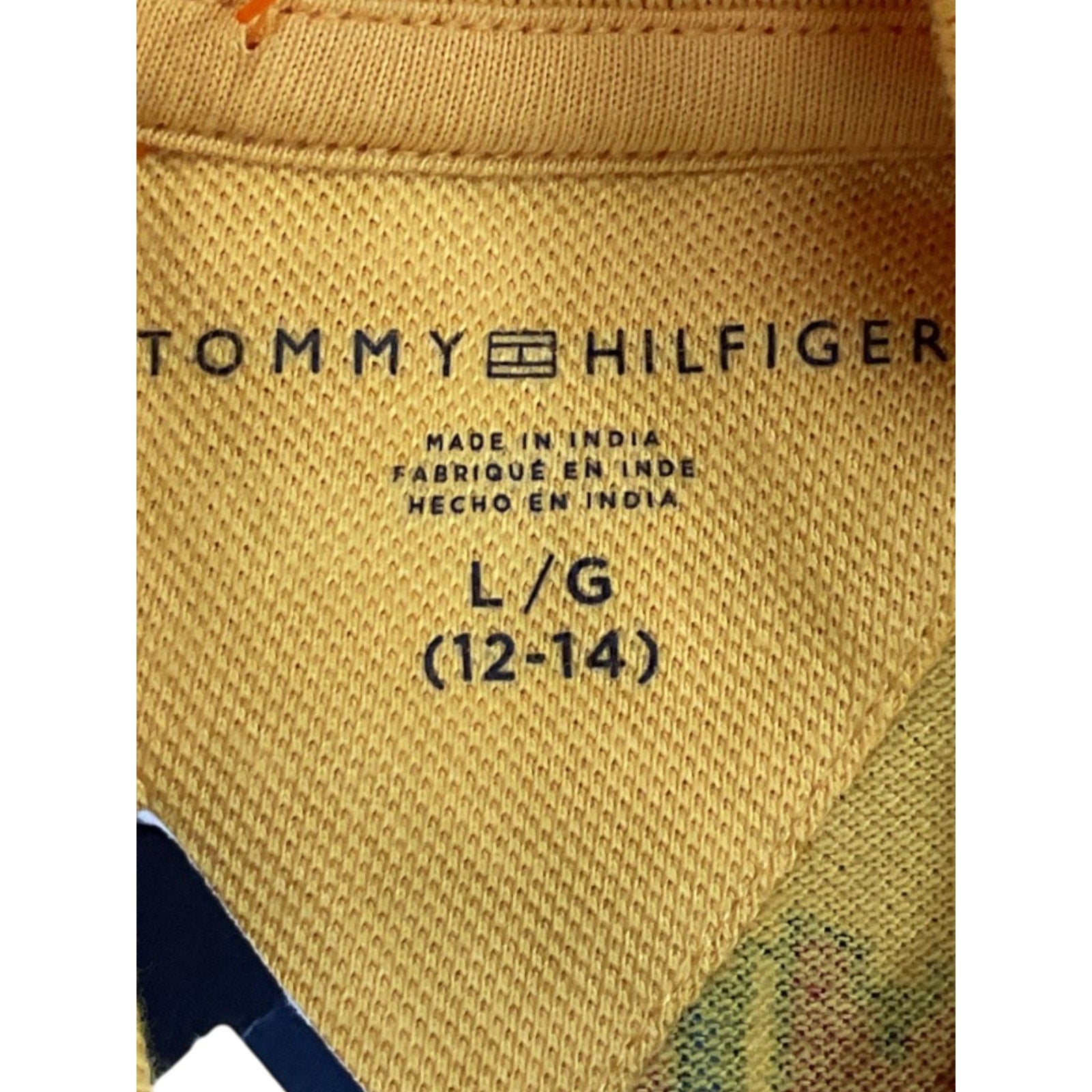Camisa Tipo Polo Niño L (Tommy Hilfiger)