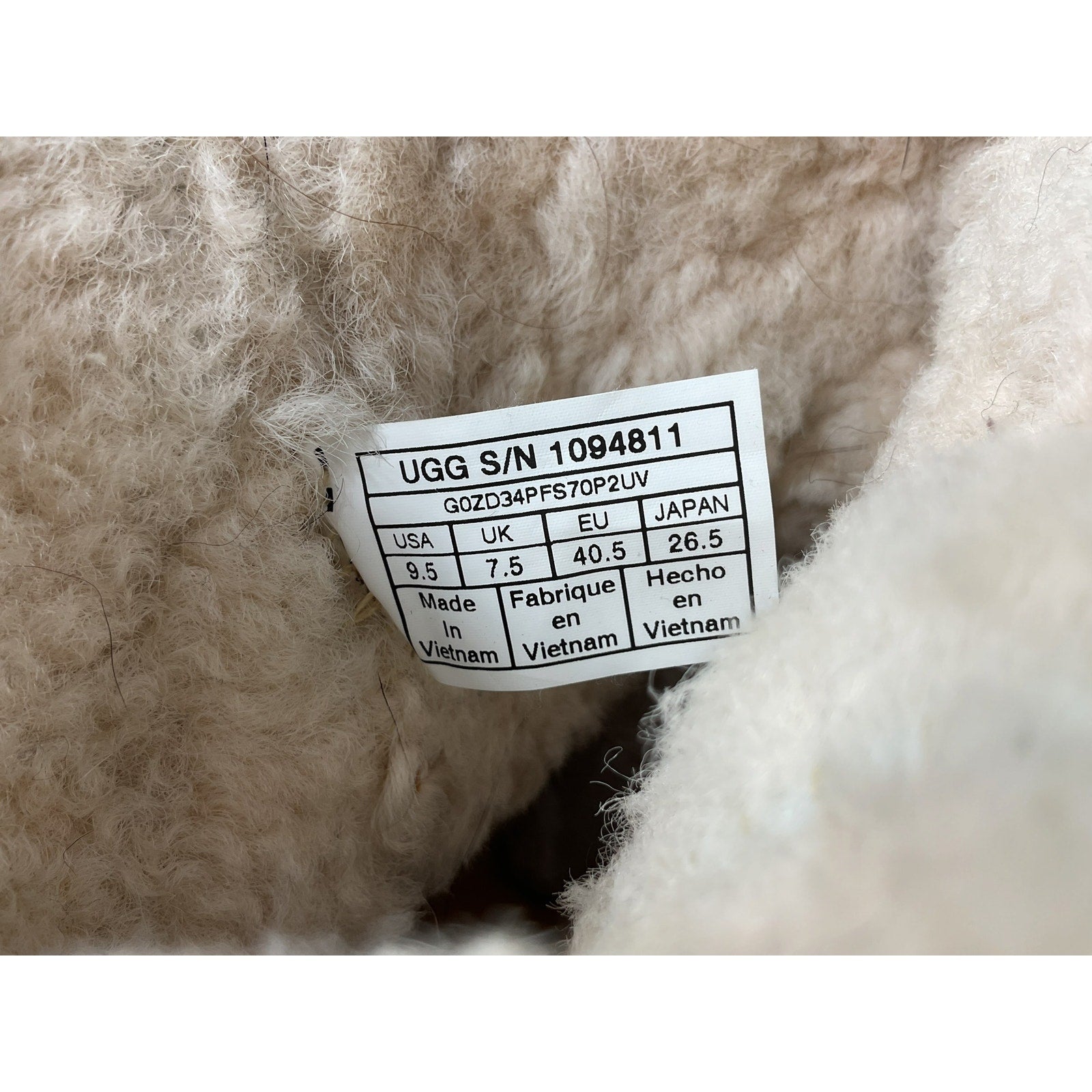 Botín 9.5 (UGG)
