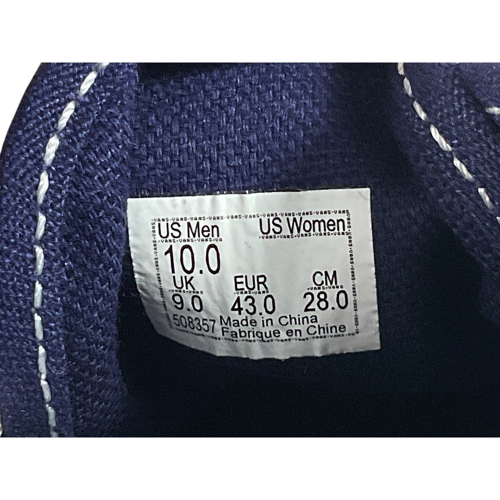Tenis 10 (VANS)