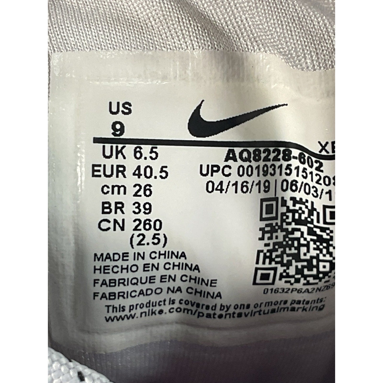 Tenis 9 (Nike)