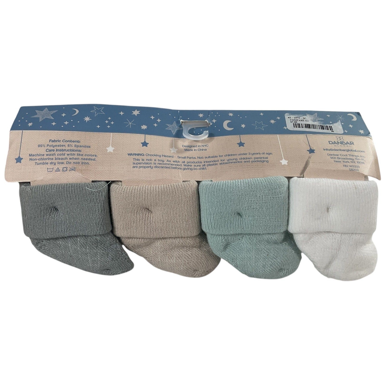 Set de calcetines para bebe 0-6M (Star & Dreams)