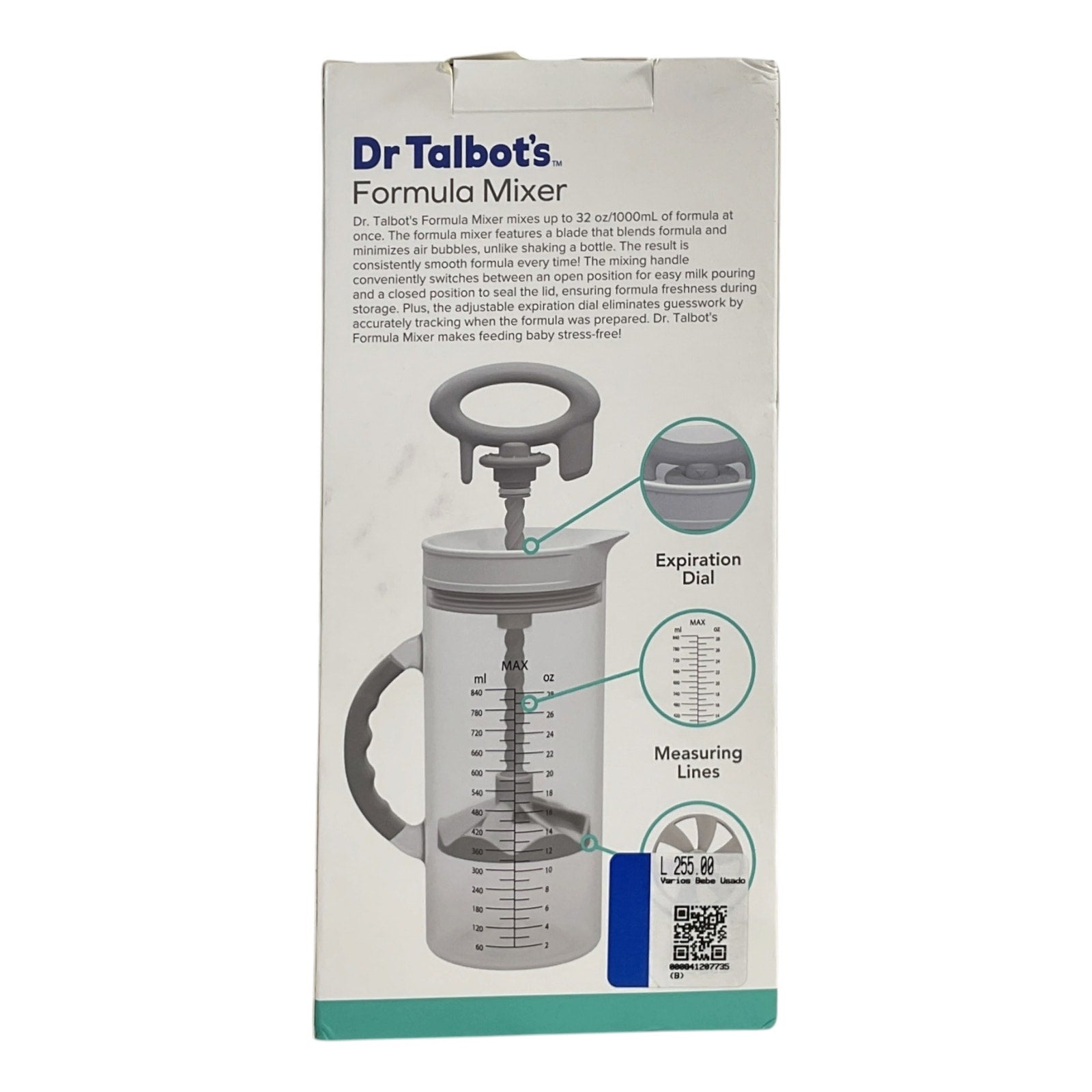 Mezclador manual de formula (Dr. Talbots)