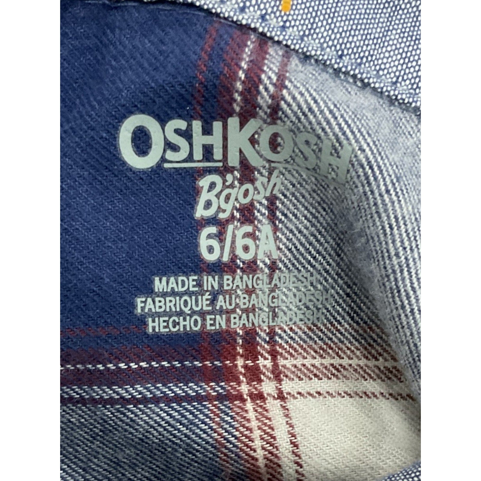 Camisa Niño 6 (Osh Kosh)