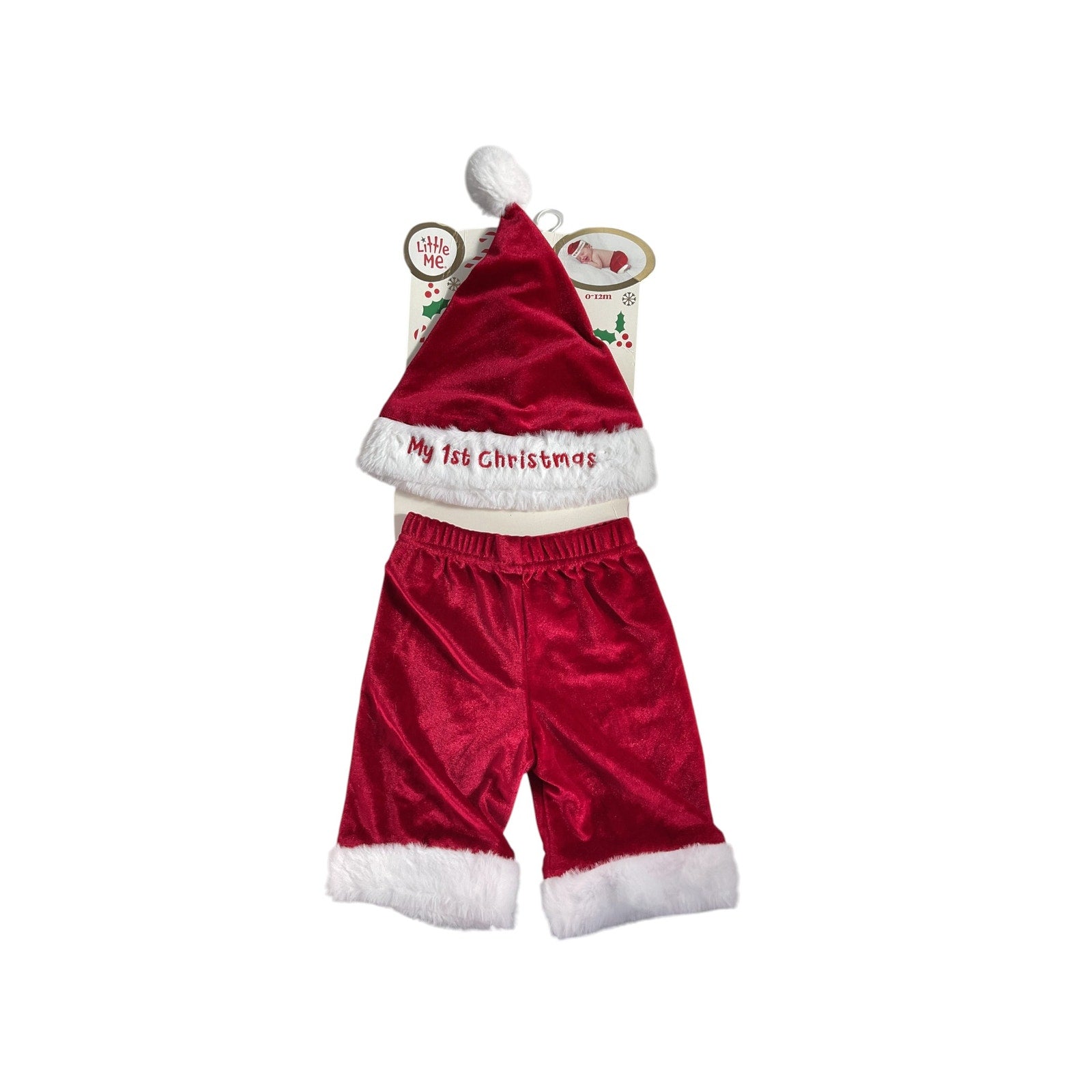 Set de disfraz de navidad 0-12 (Little Me)