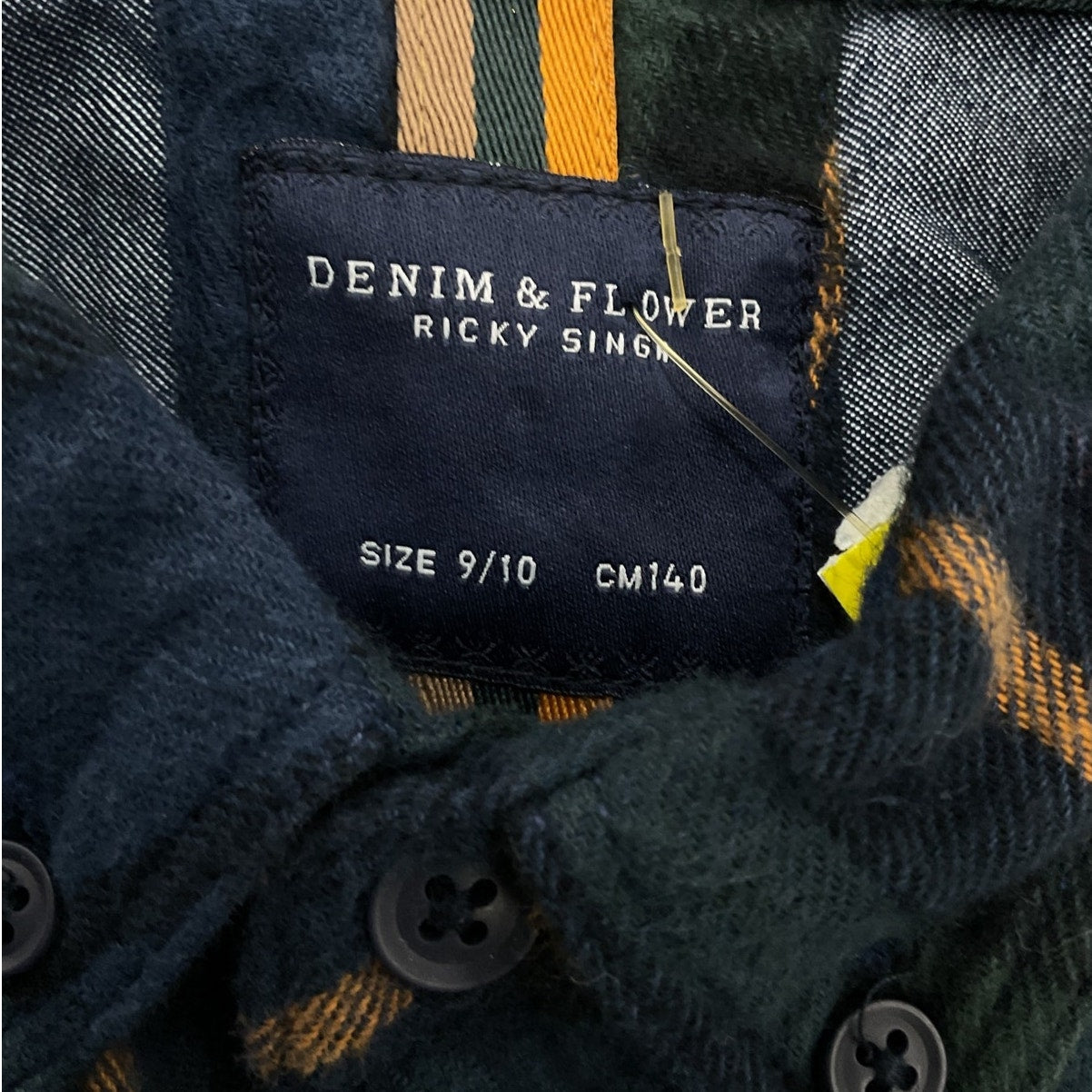 Camisa Niño 9-10 (Denim & Flower)