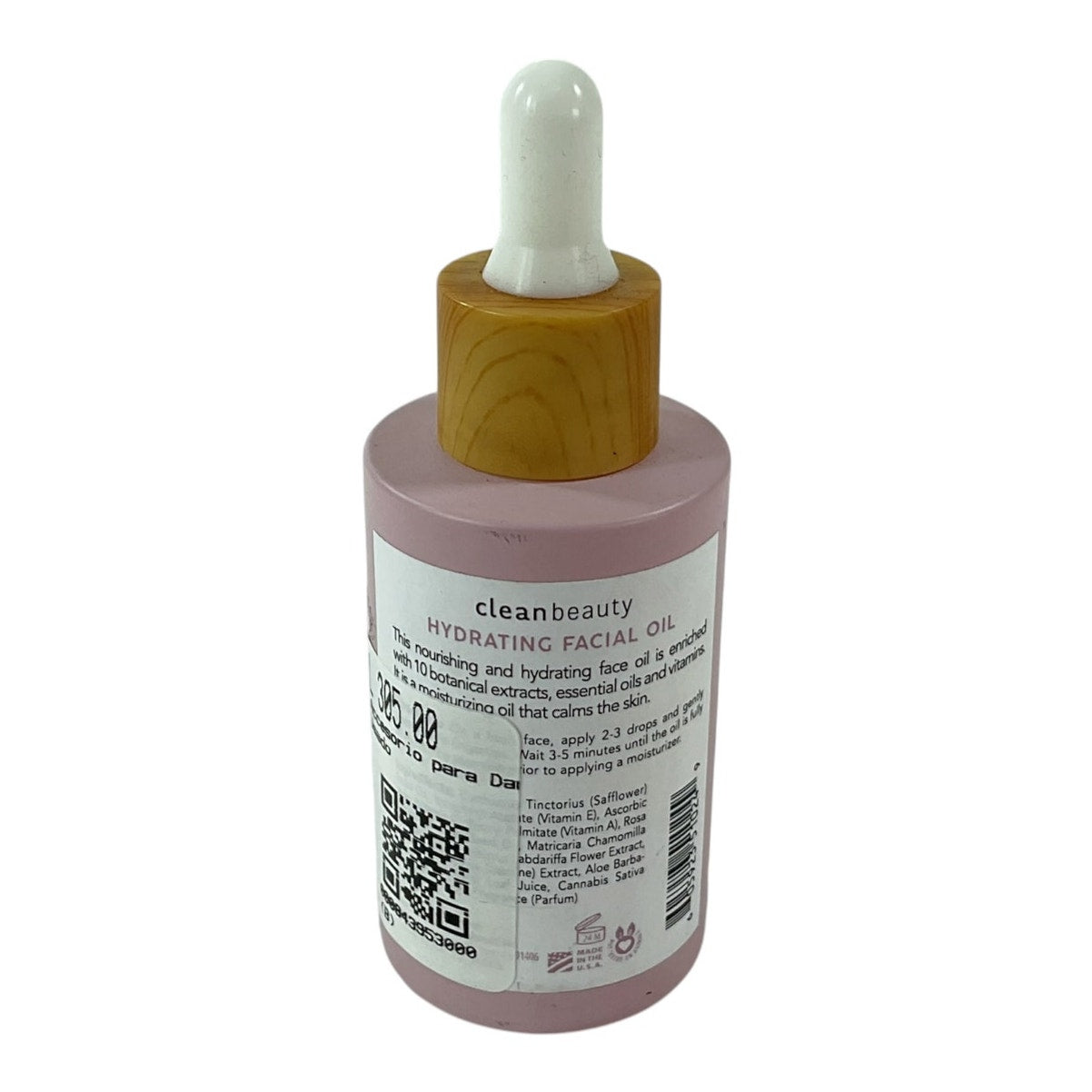 Aceite facial hidratante (Cleanbeauty)