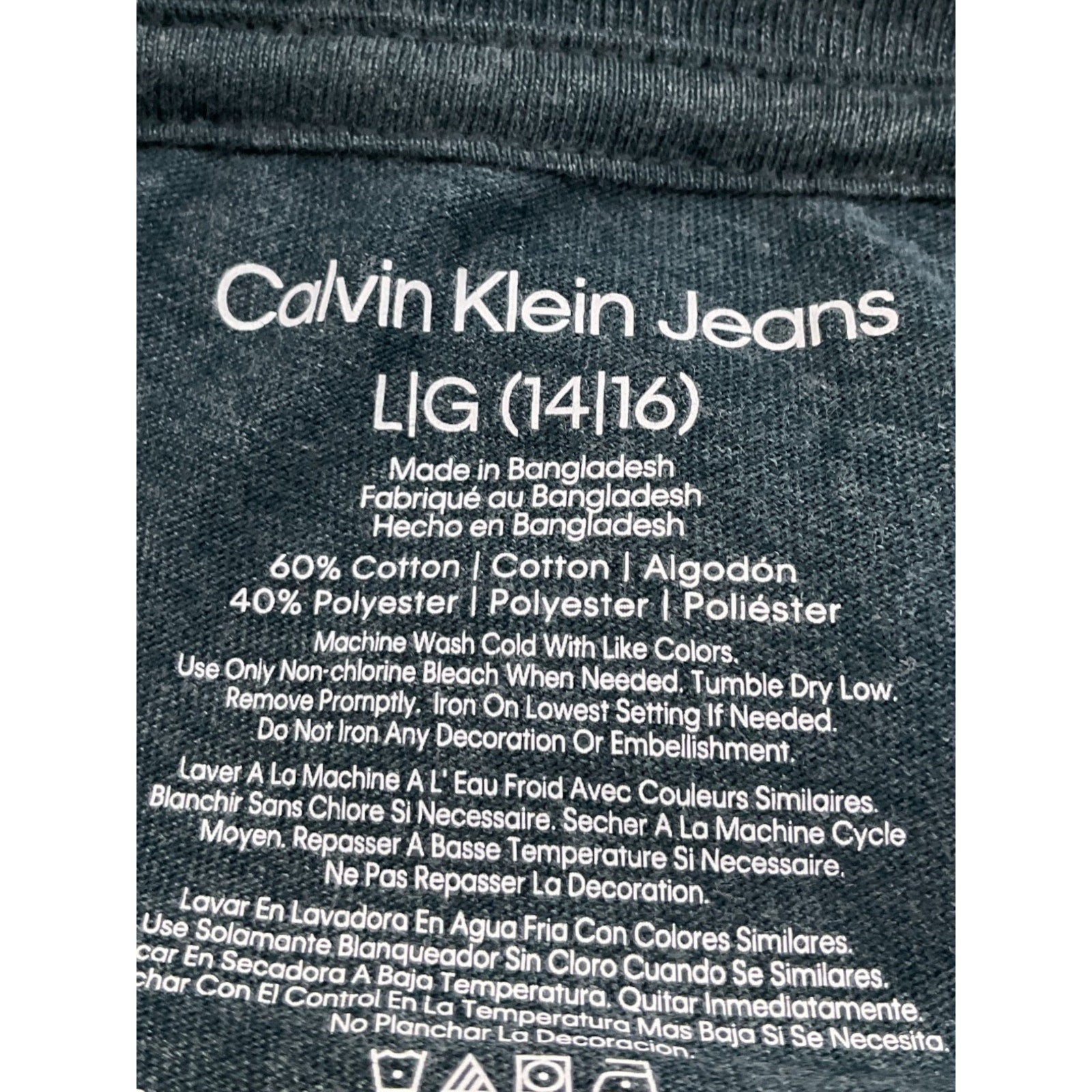 Sudadero niño L (Calvin Klein)