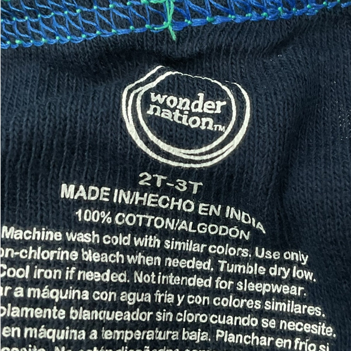 Ropa interior Niño 2T (Wonder Nation)
