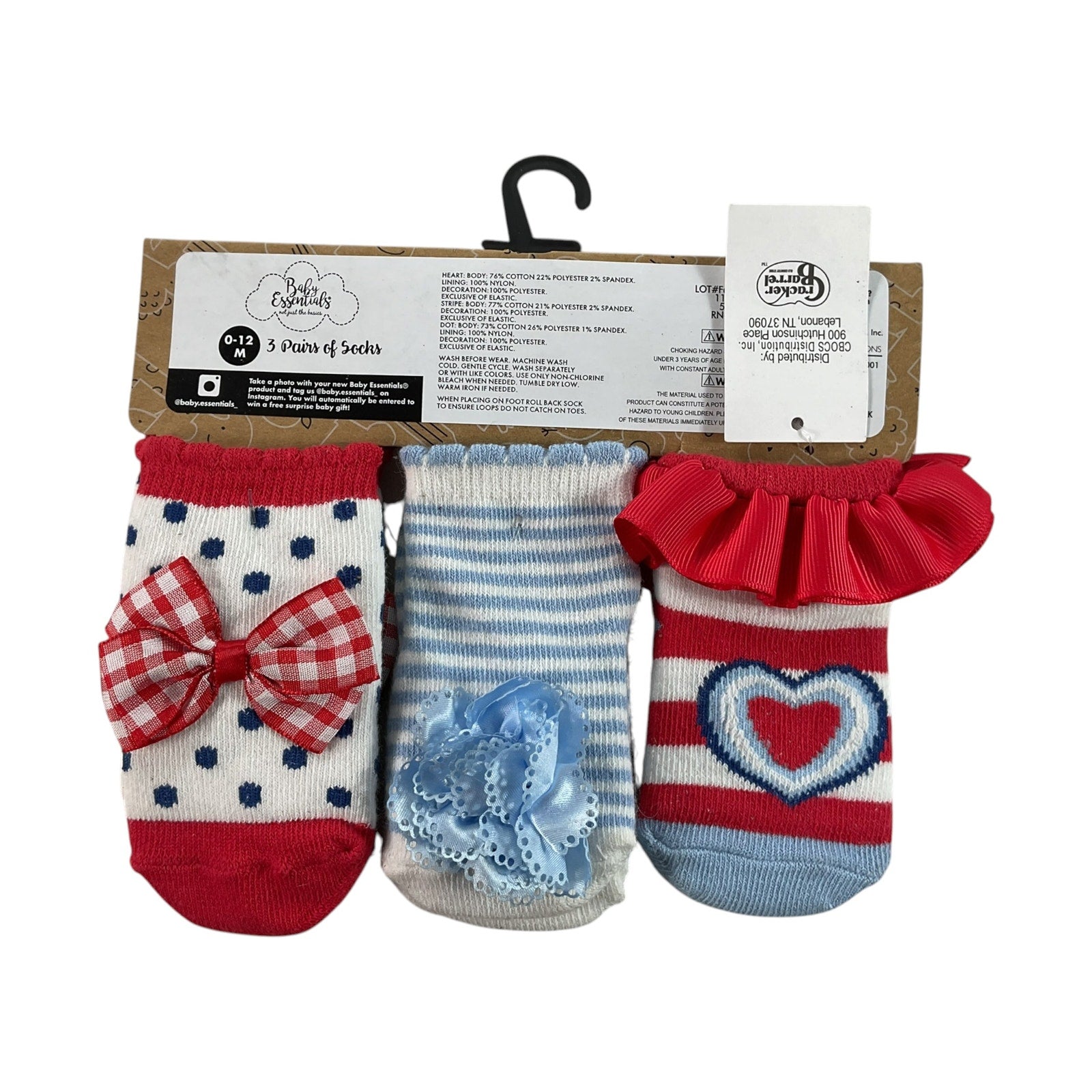 Set de Calcetines 0 -12M (Baby Essentials)
