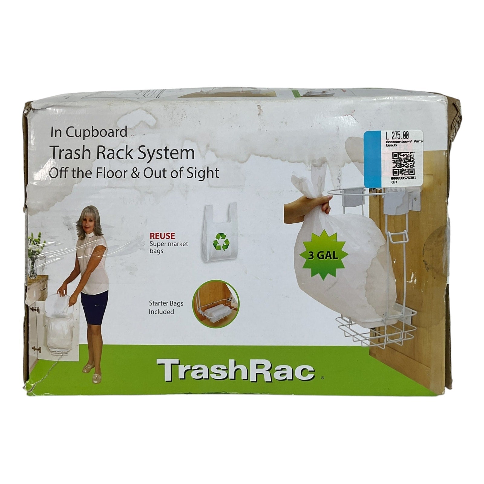 Sistema de soporte para bolsas de basura (TrashRac)