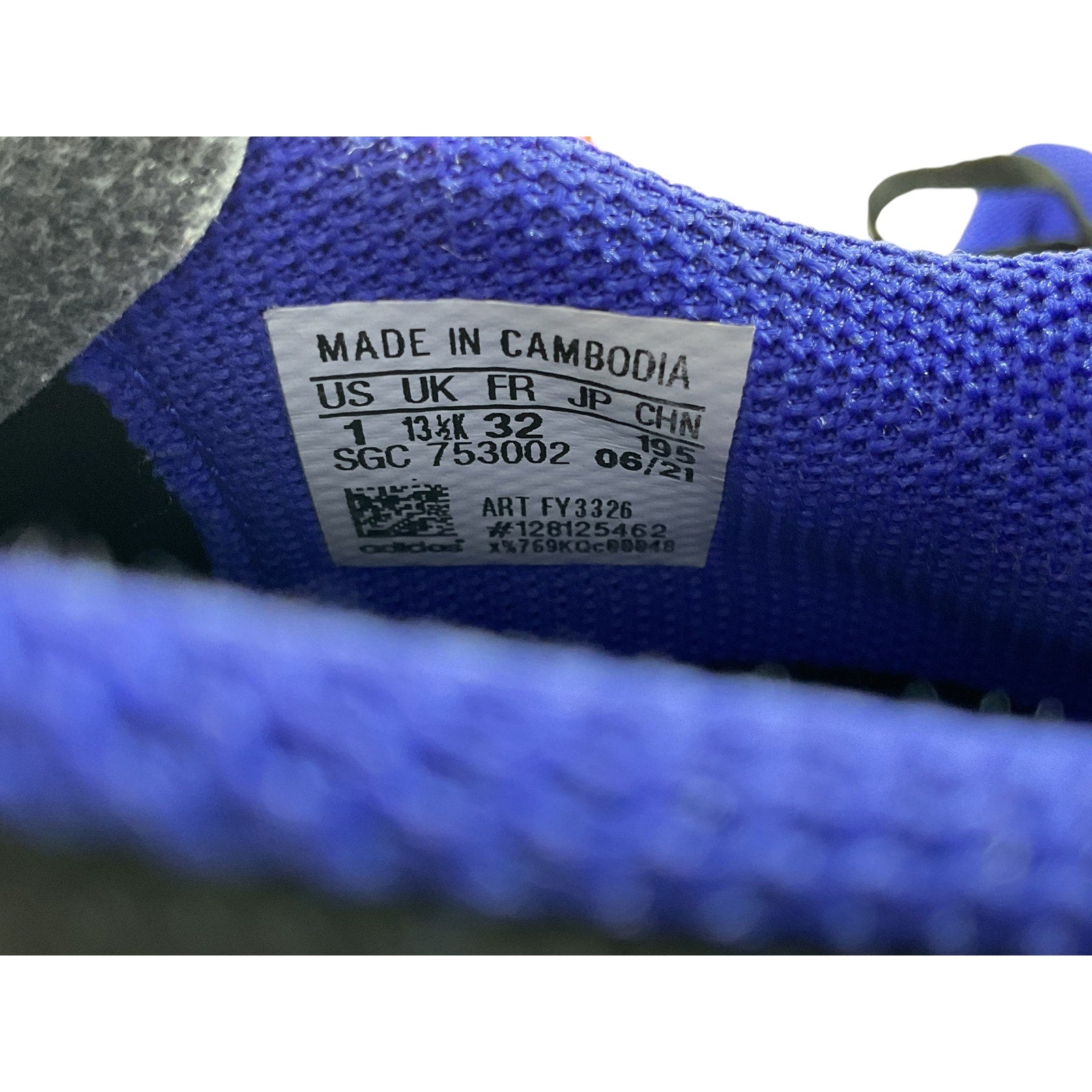 Tenis Tacos Niño 1 (Adidas)