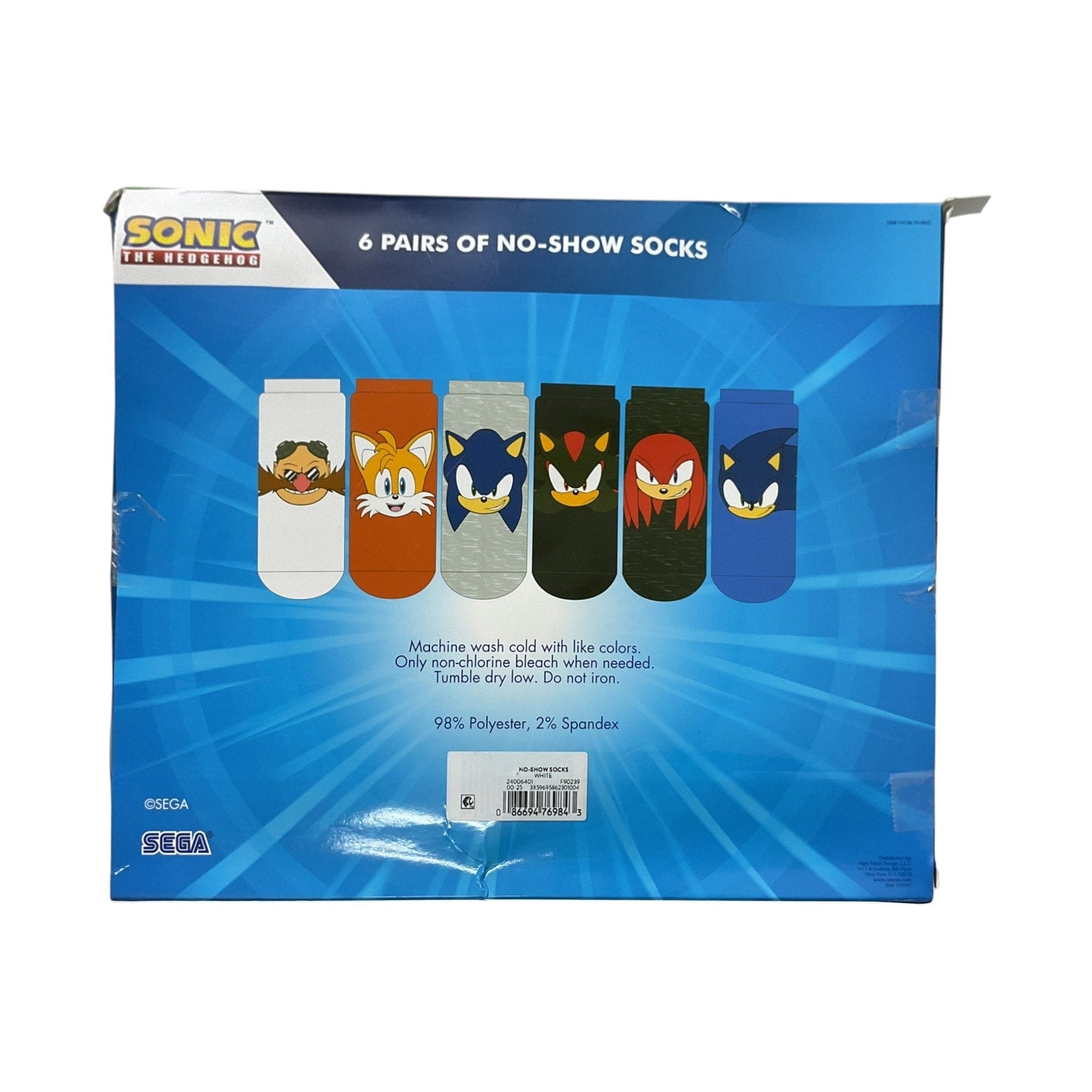 Set de calcetines niño 6.5-11.5 (SONIC)