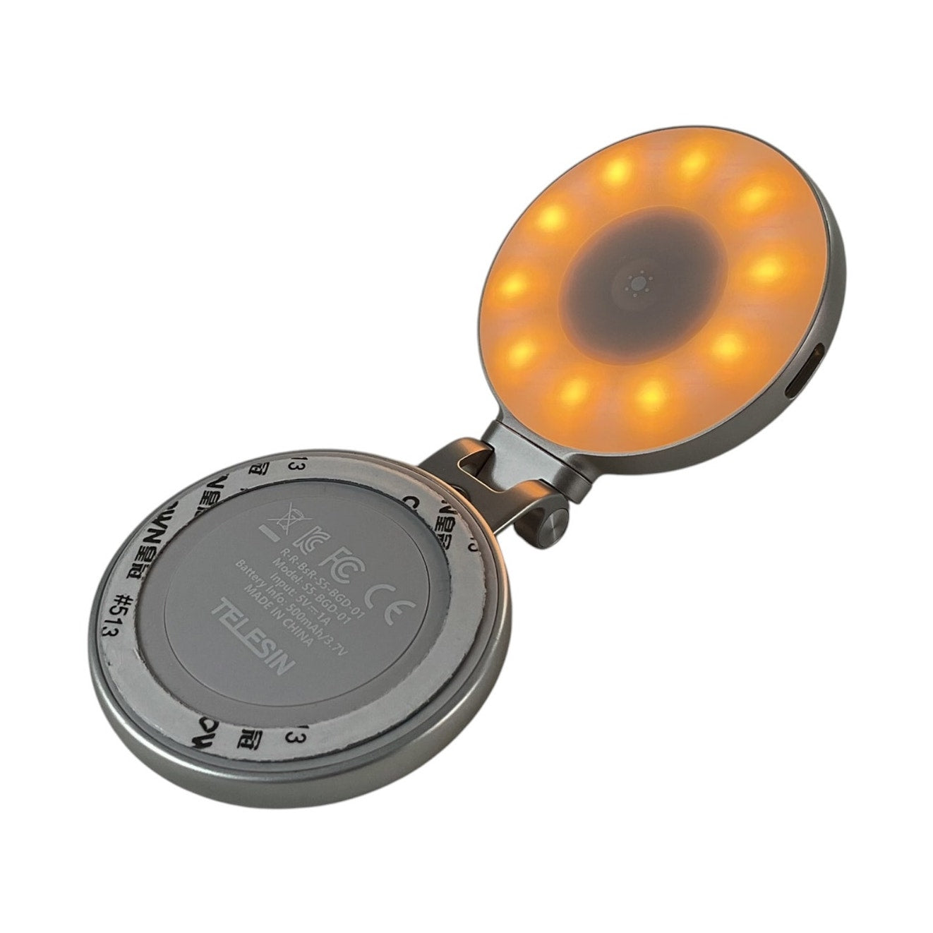 Mini aro de luz magnético (Telesin)