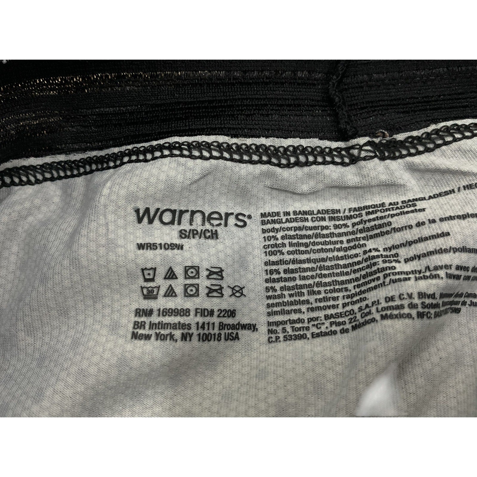 Set de ropa interior S (Warners)