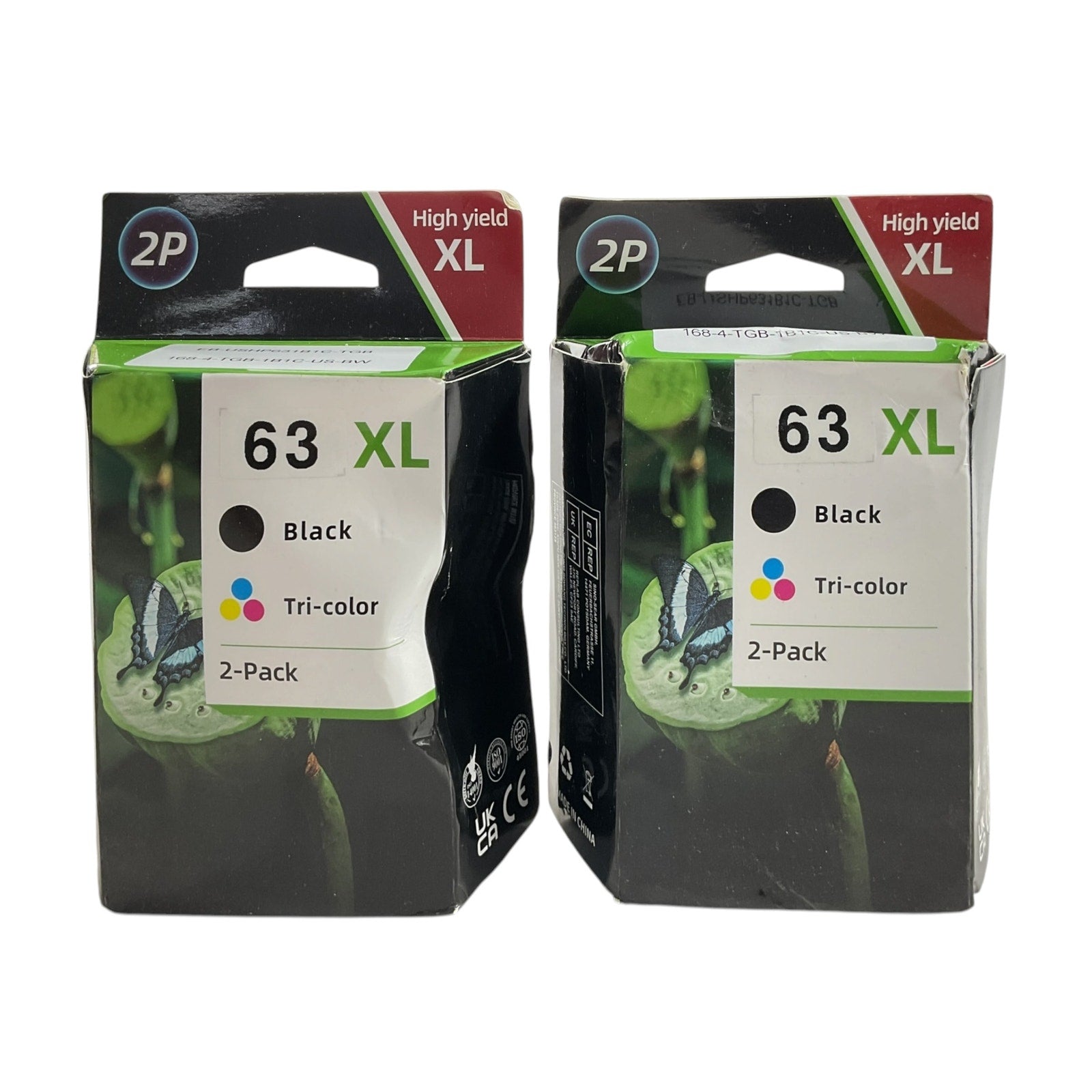 paquete de dos cartuchos de tinta original HP 63XL