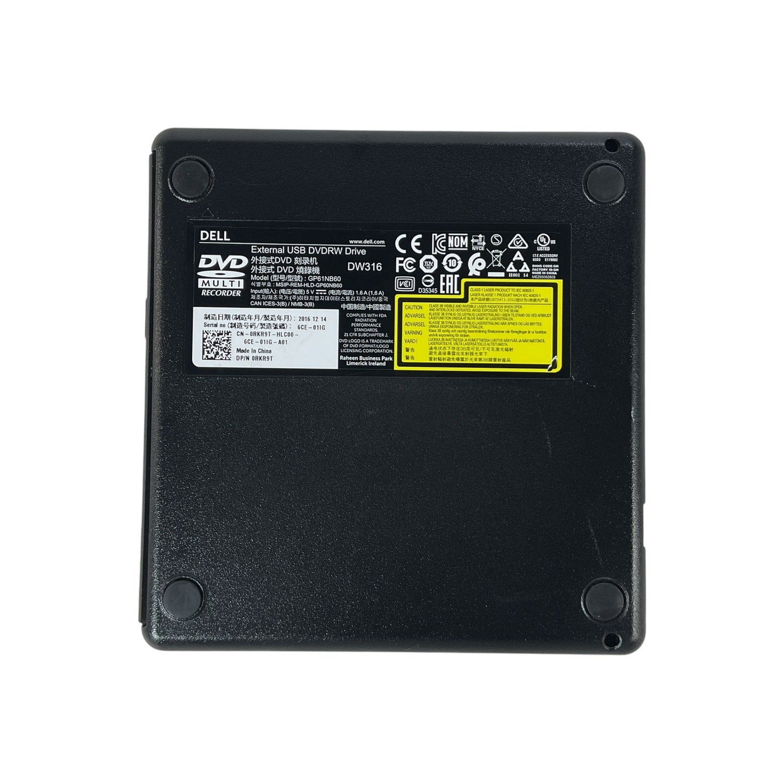 Lectora y grabadora de CD/DVD portátil (DELL)