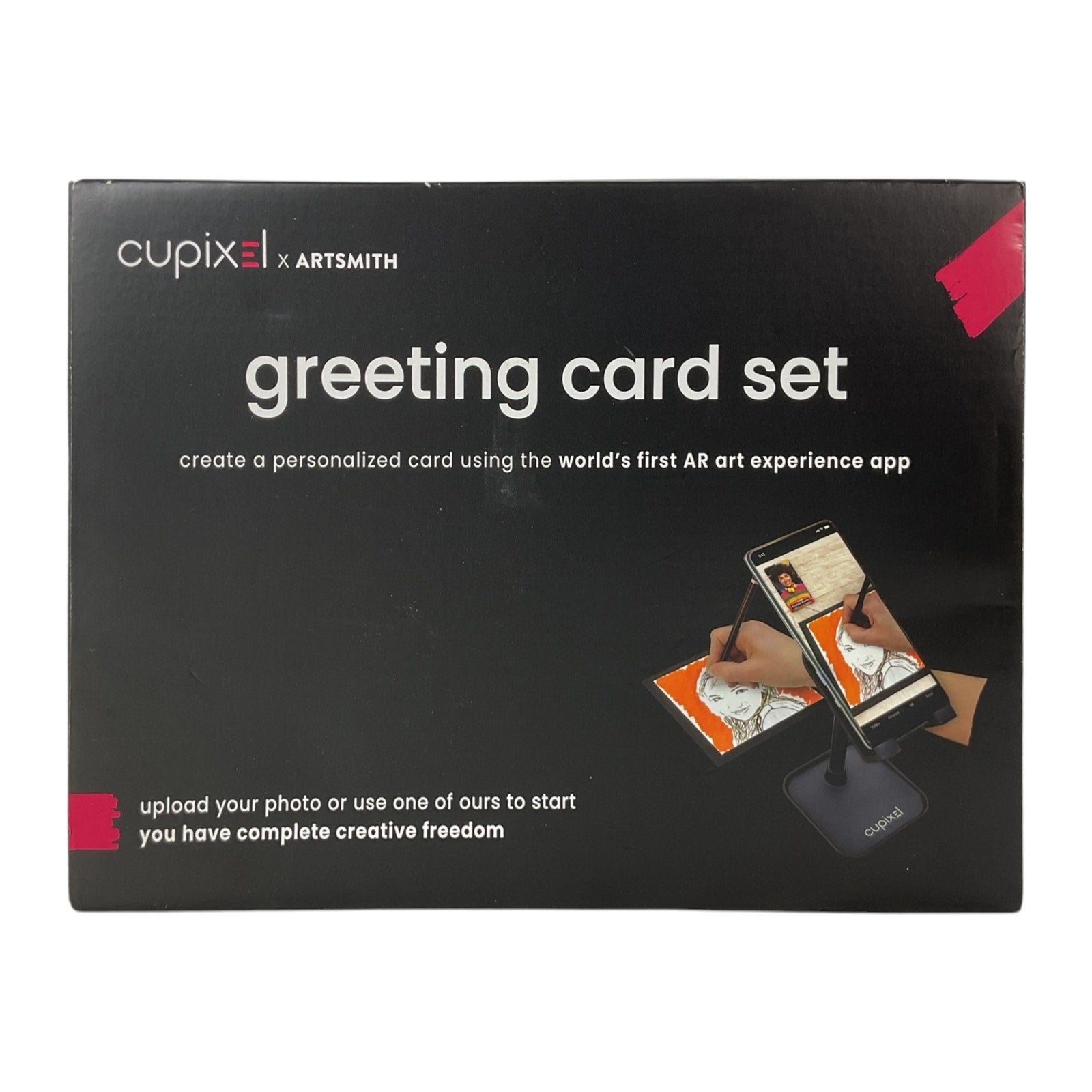 Set interactivo para crear tarjetas de felicitación (CUPIXEL x ARTSMITH)