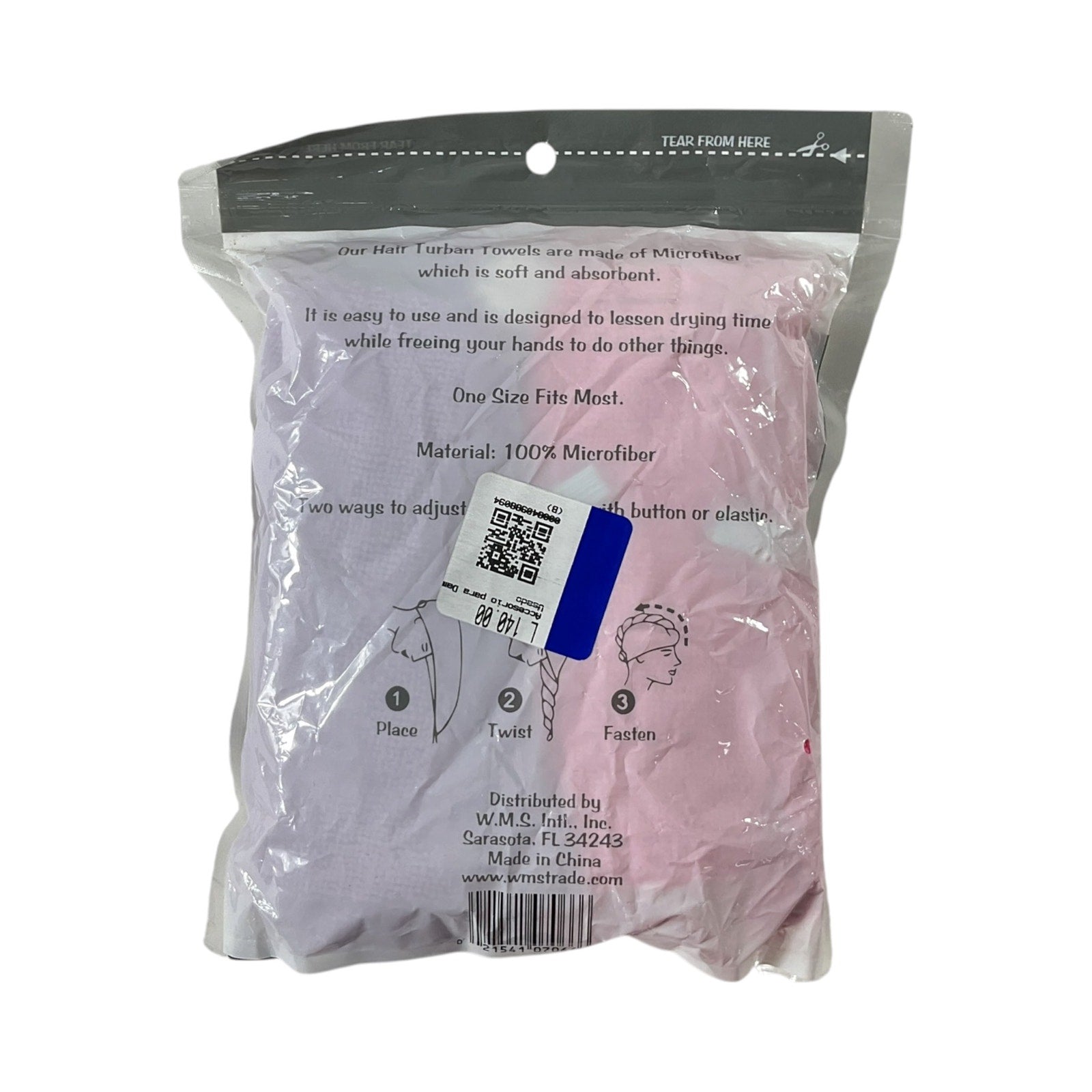 Set de Toallas turbante para cabello