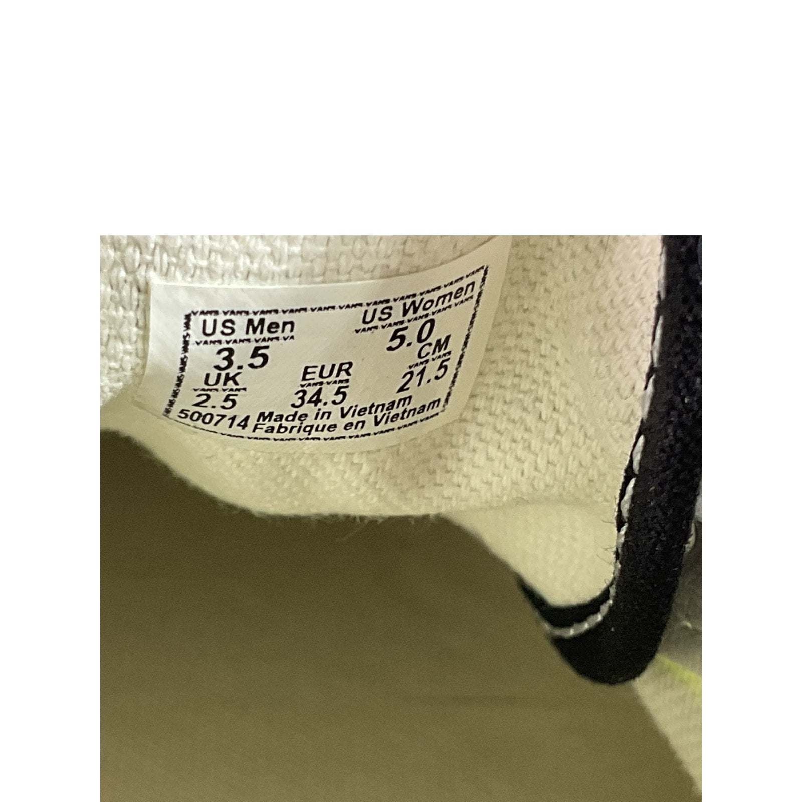 Tenis niño 3.5 (VANS)