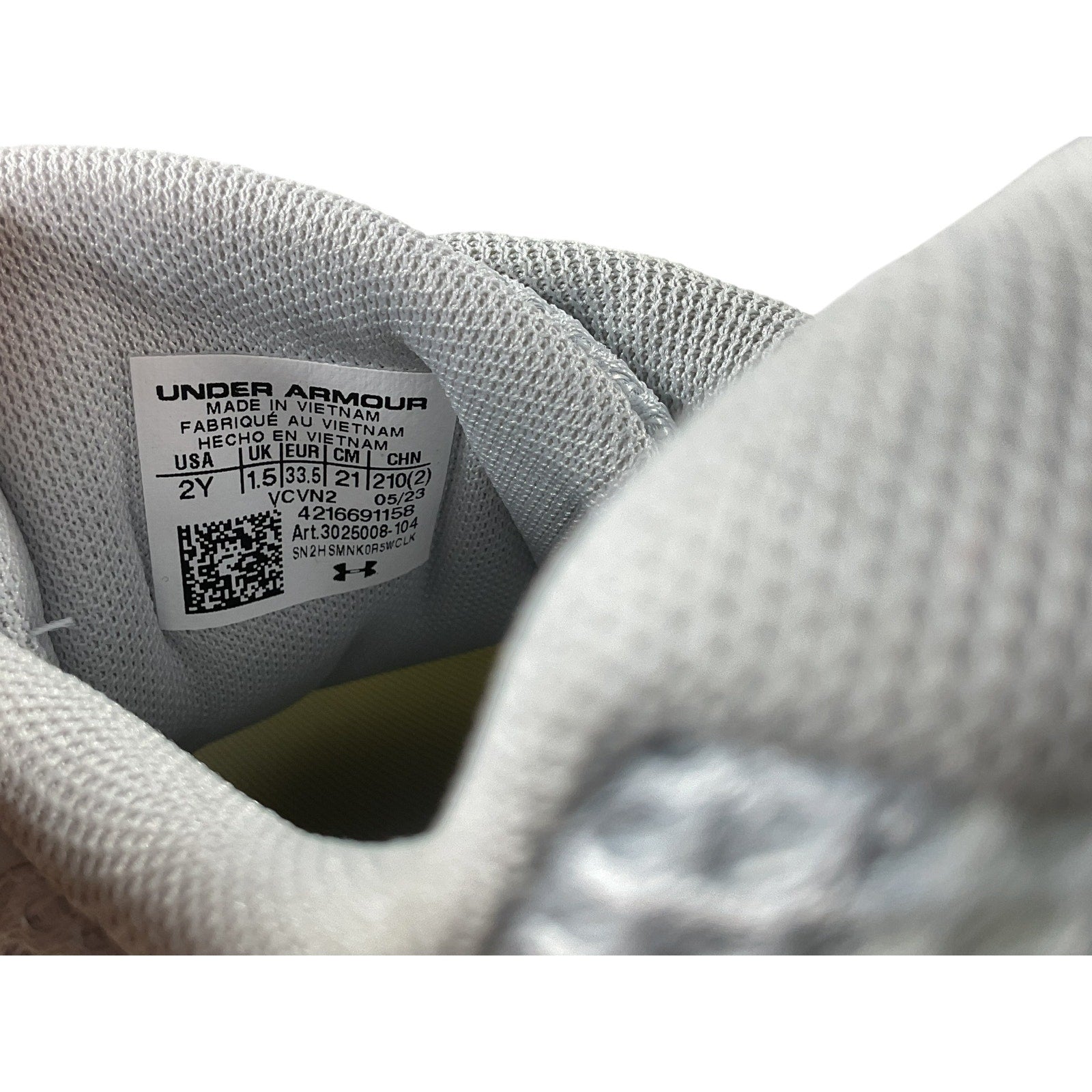 Tenis Niña 2Y (Under Armour)