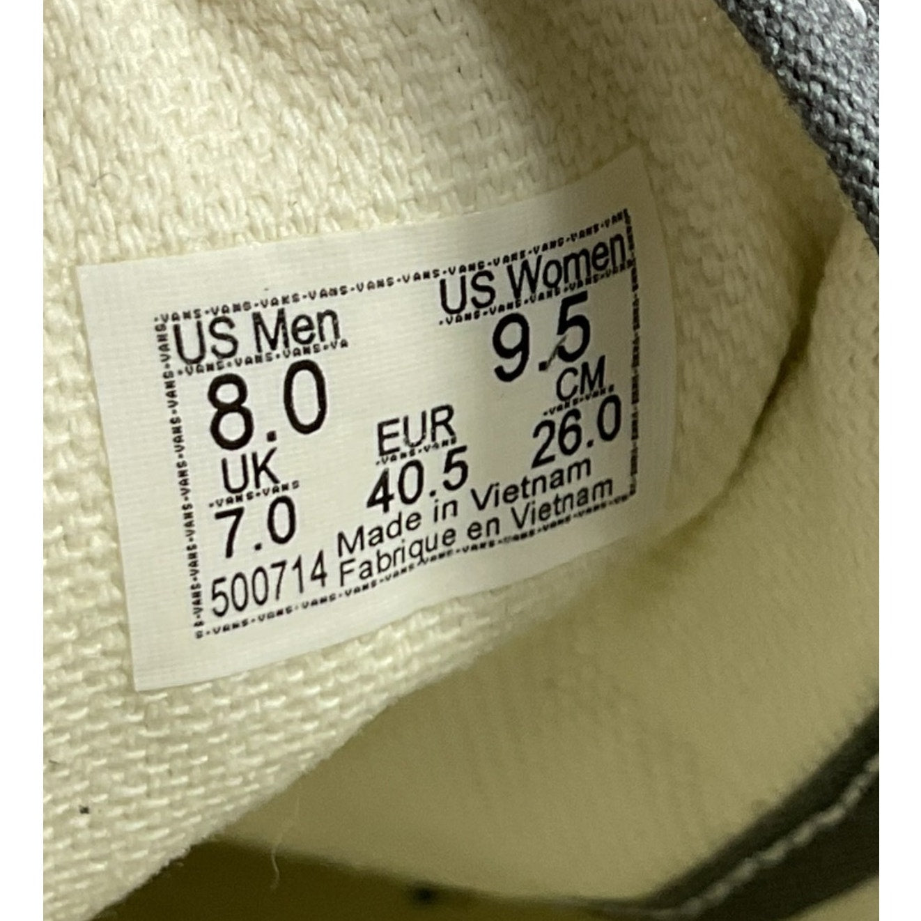 Tenis 8 (Vans)