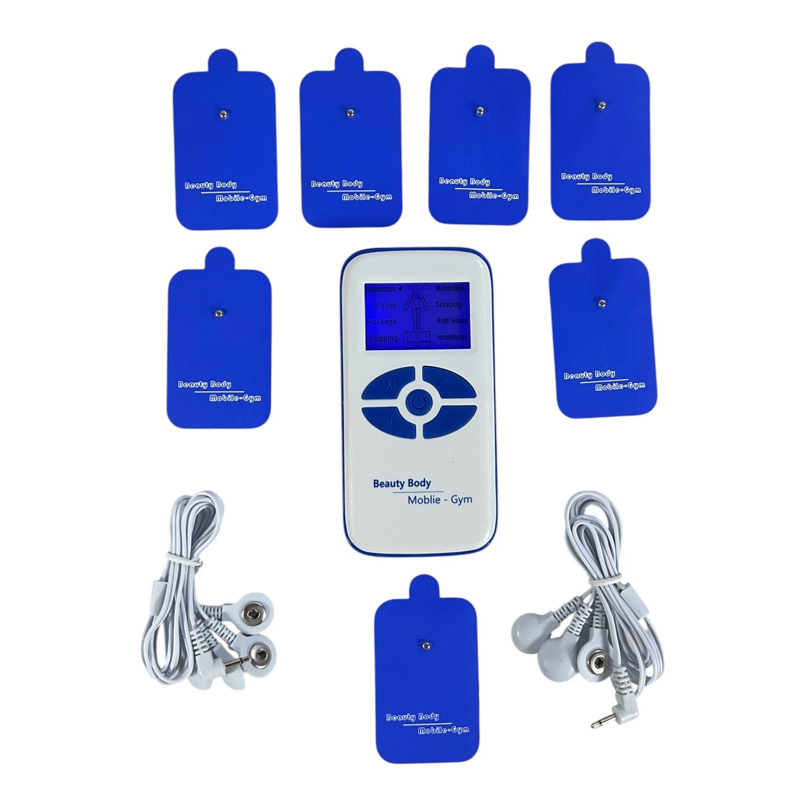 Electroestimulador muscular y masajizador multifuncional