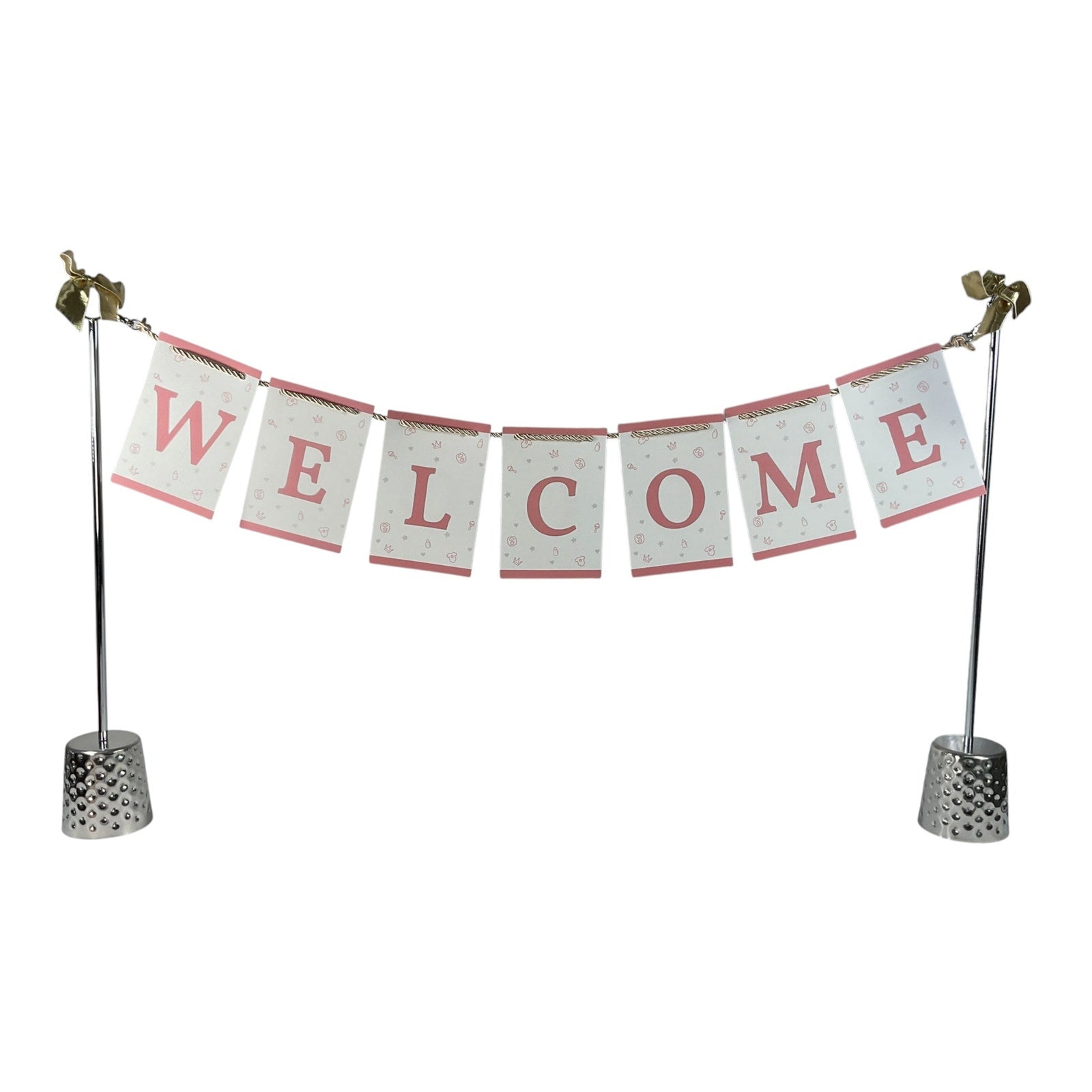 Banner decorativo para mesa