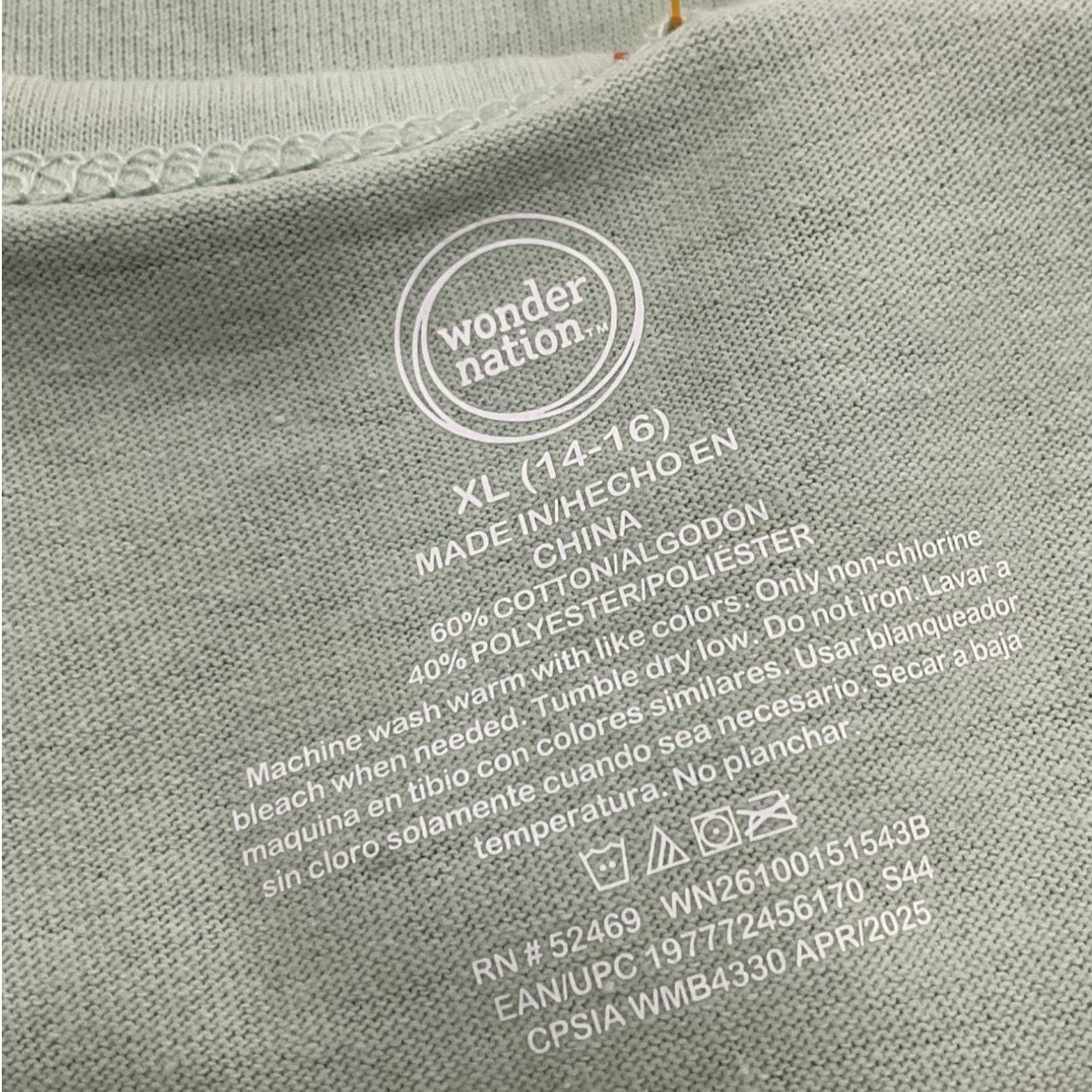 Camisa niño 14-16 (Wonder Nation)