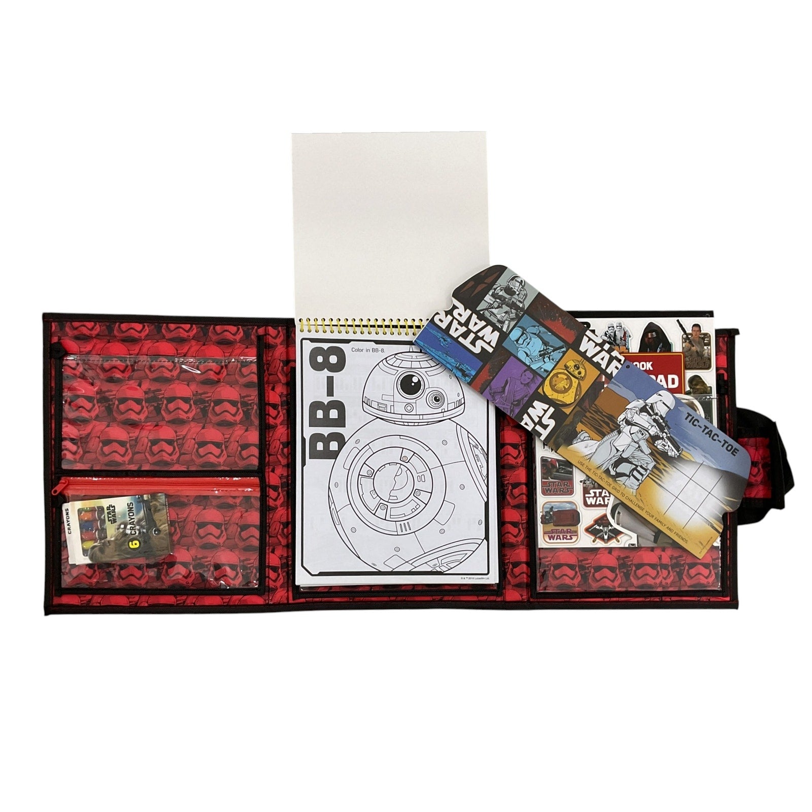 Libro para colorear y stickers (Star Wars)