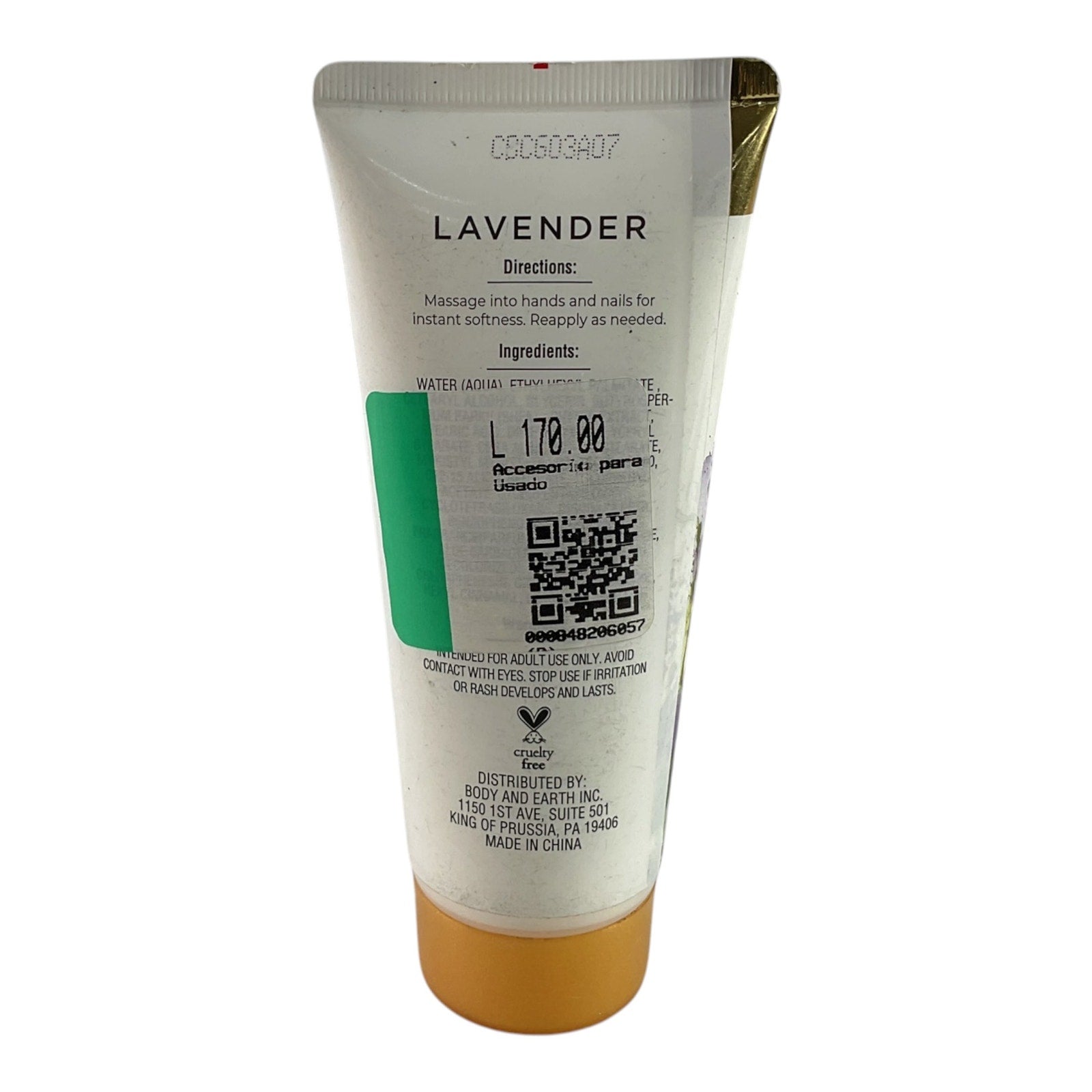 Crema para manos (Spa Lexutique)
