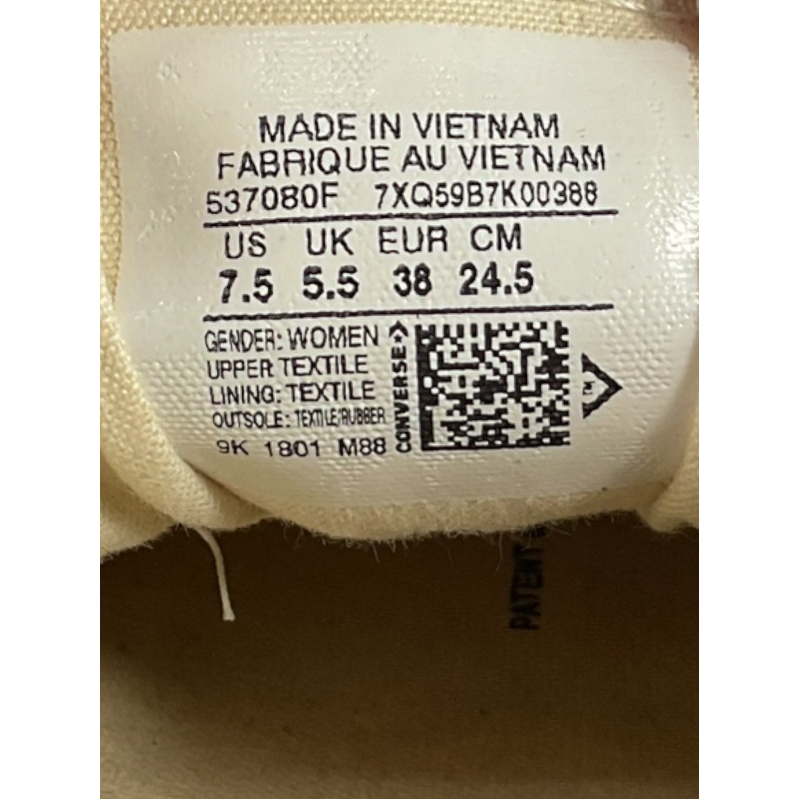 Tenis 7.5 (Converse)